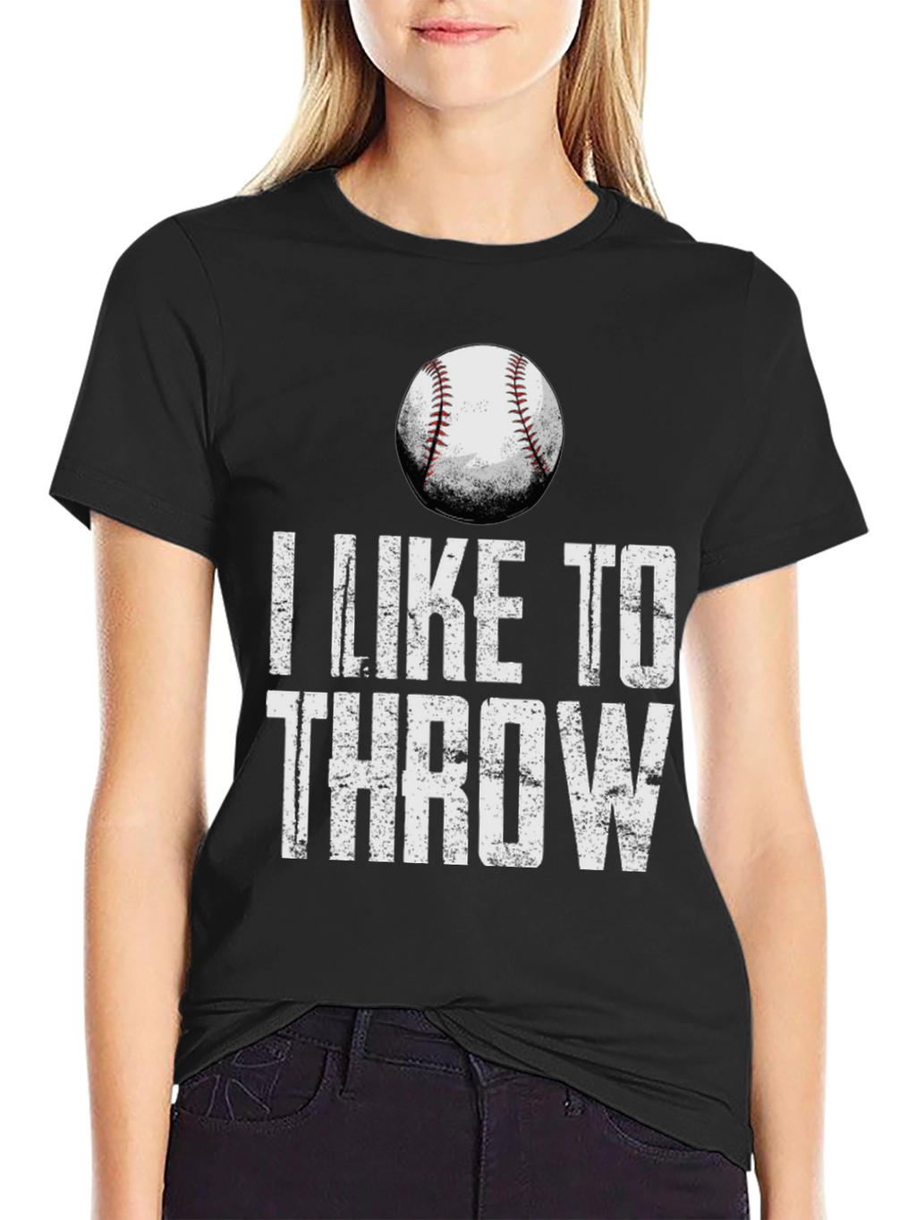 I Like to Throw Baseball Graphic Tee