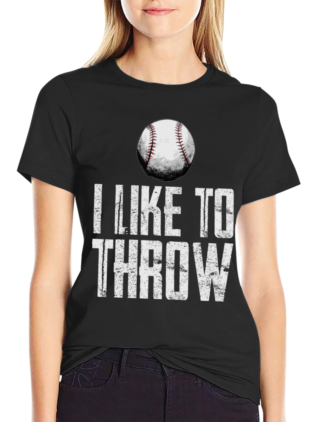 I Like to Throw Baseball Graphic Tee