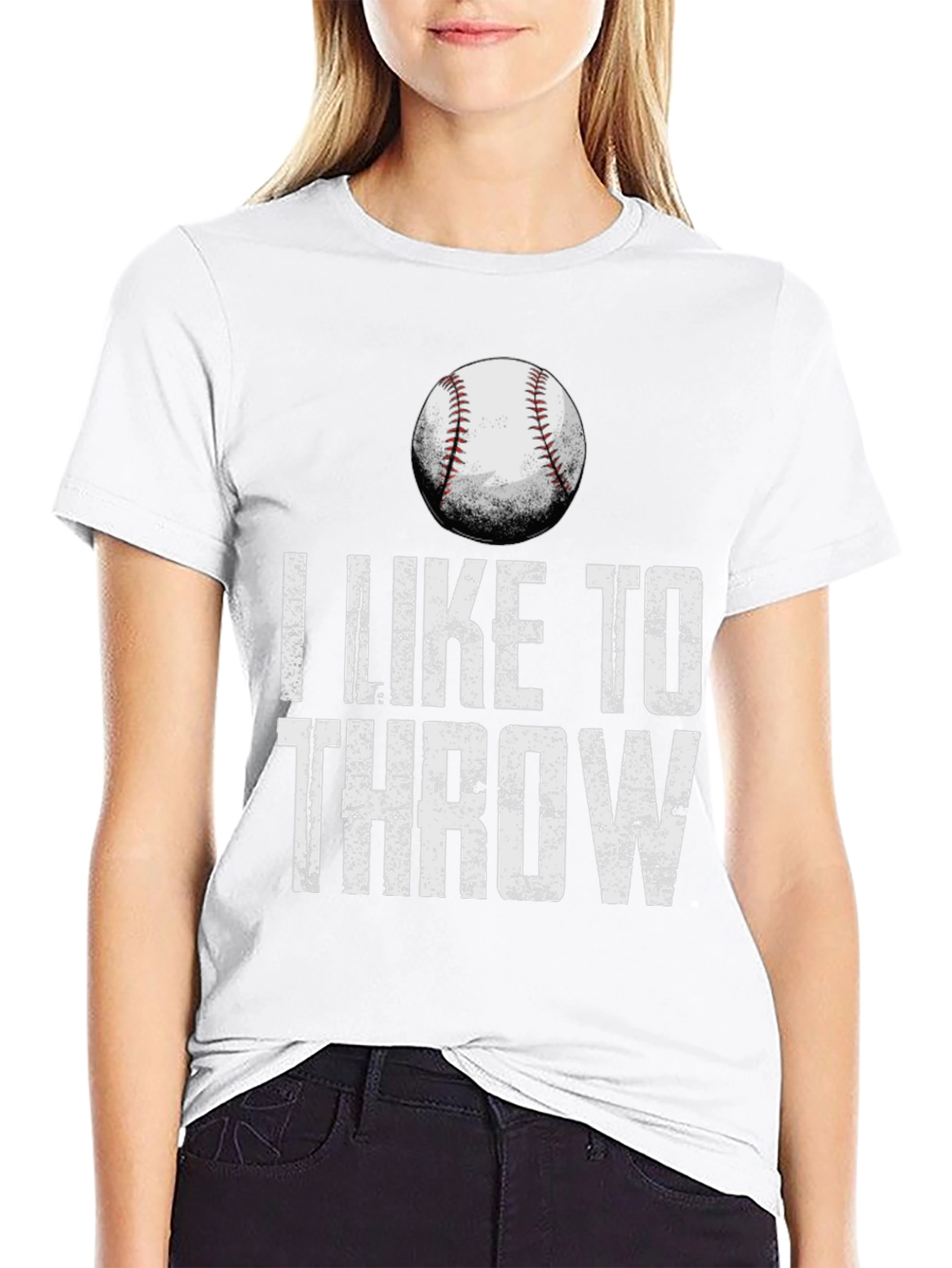 I Like to Throw Baseball Graphic Tee