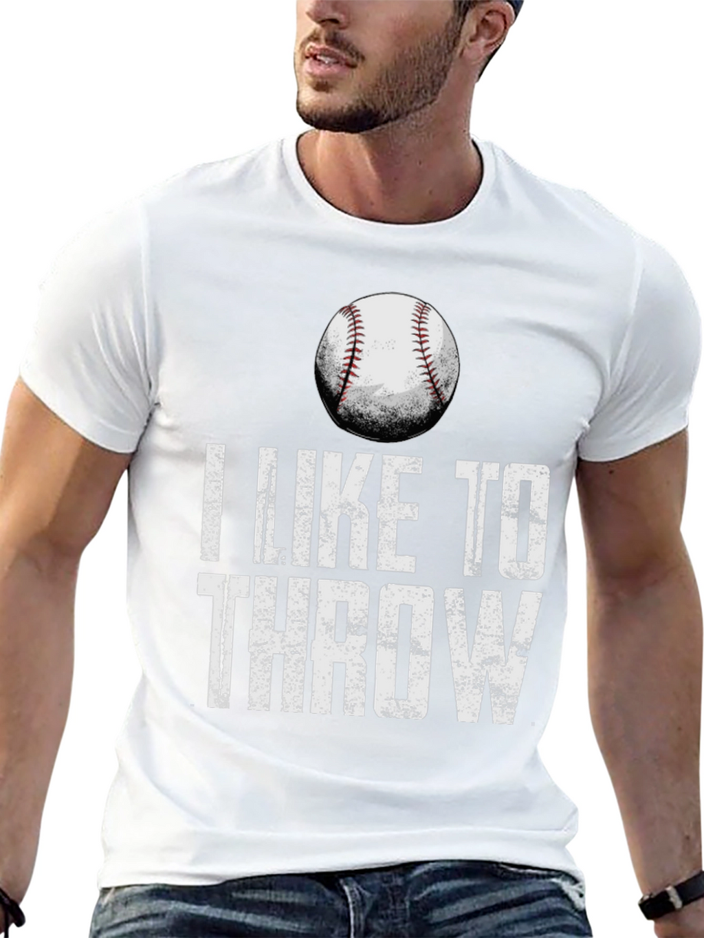 I Like to Throw Baseball Graphic Tee