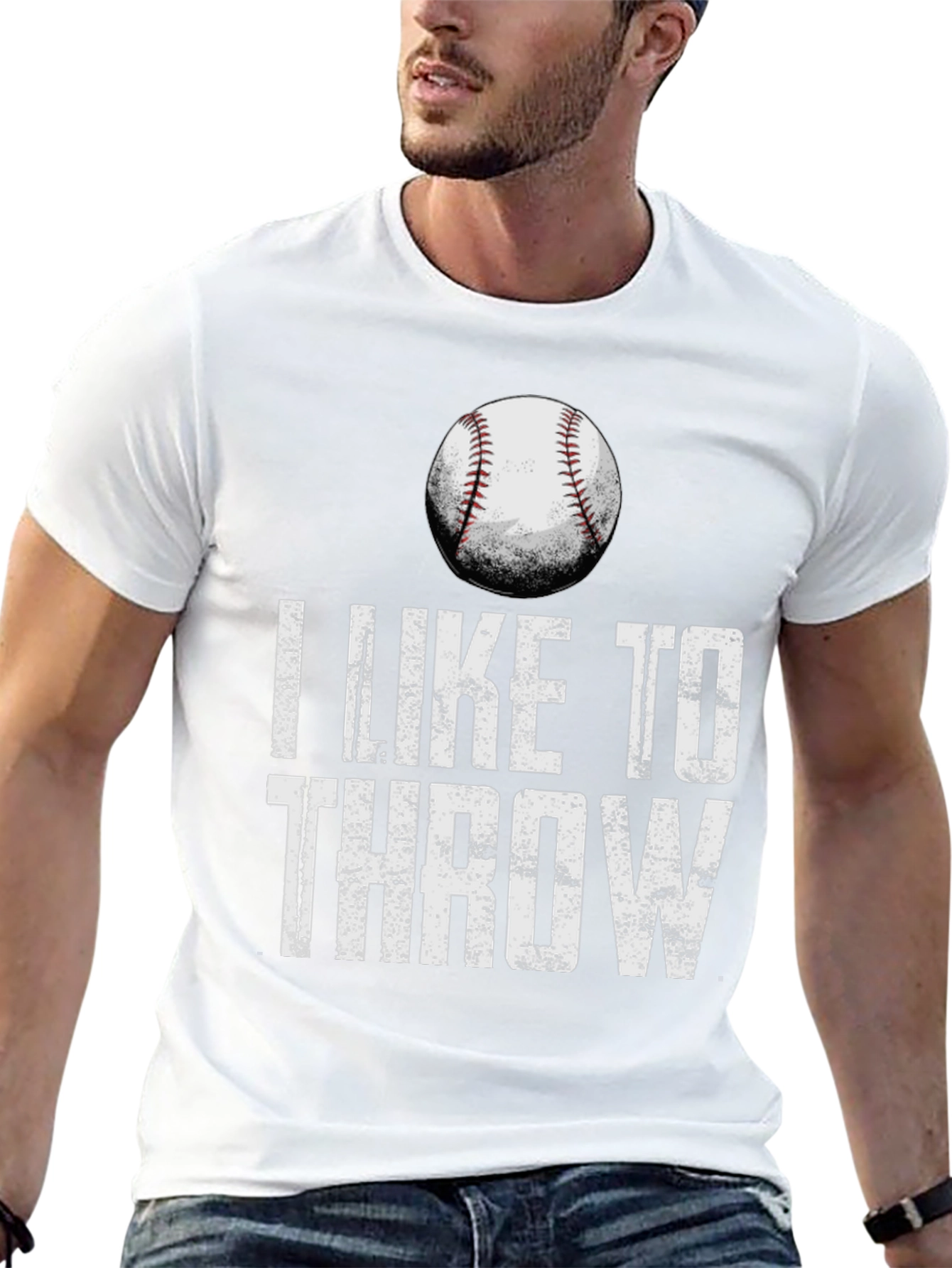 I Like to Throw Baseball Graphic Tee