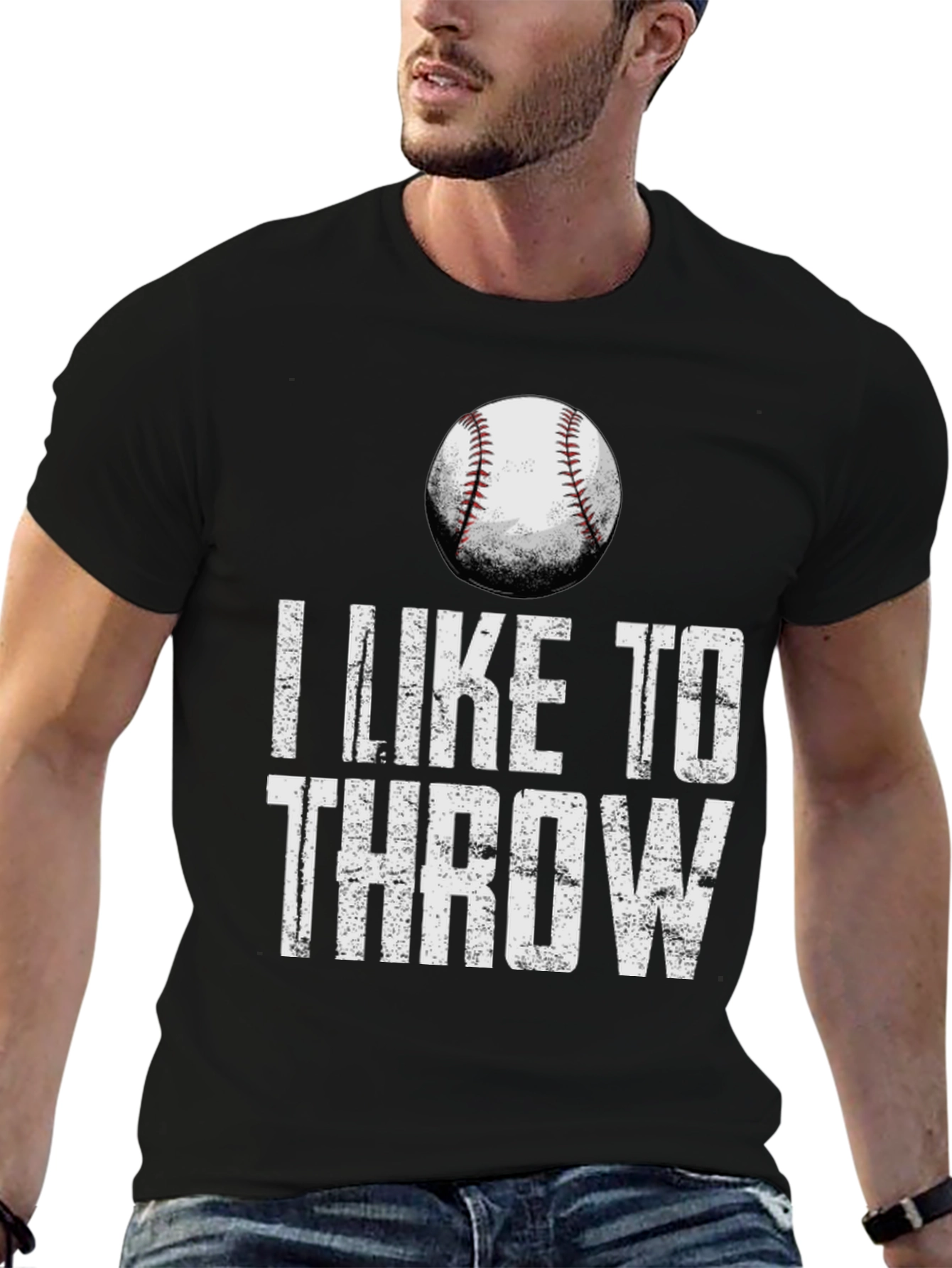 I Like to Throw Baseball Graphic Tee