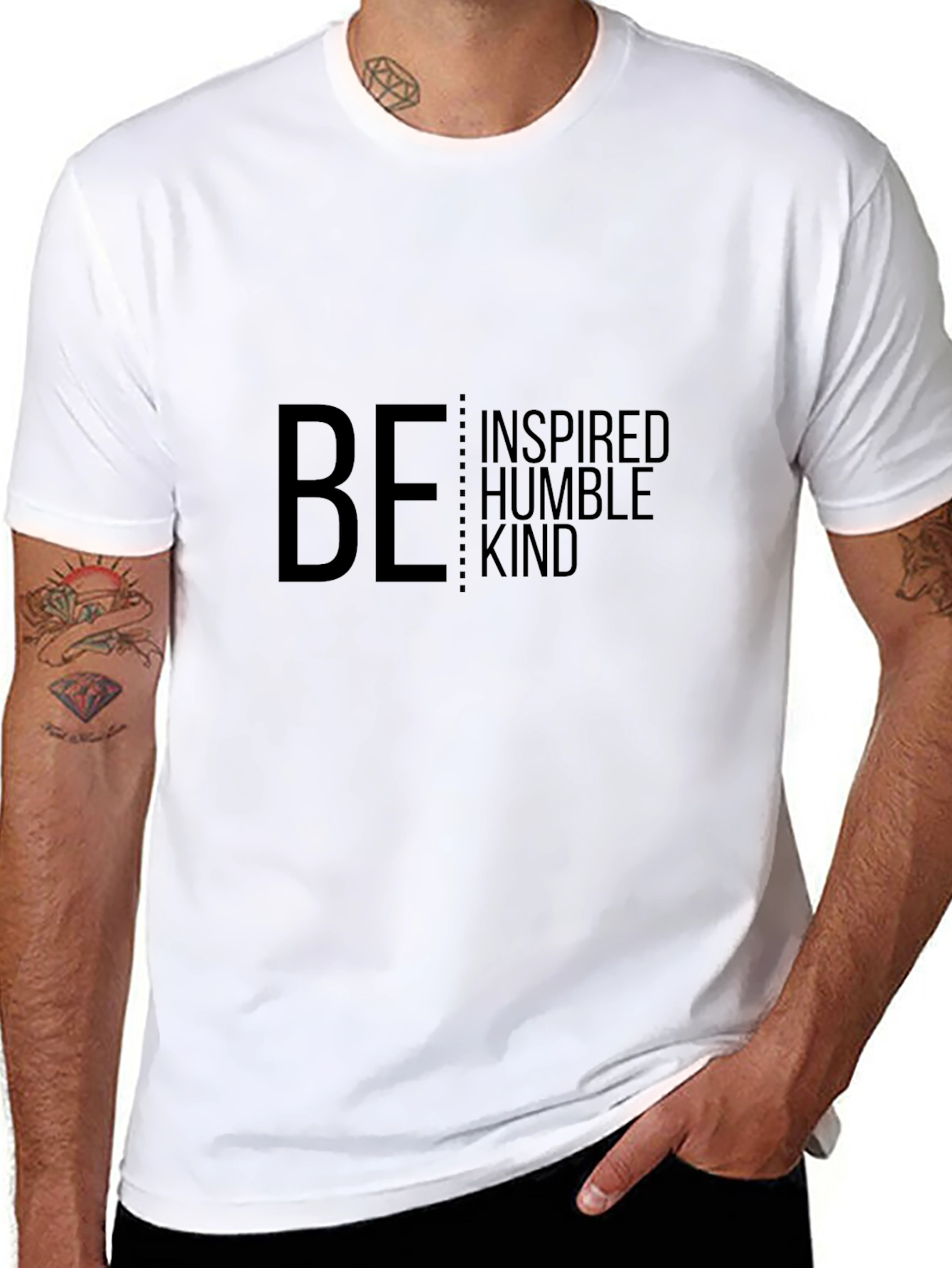 Be Inspired Humble Kind Black T-Shirt