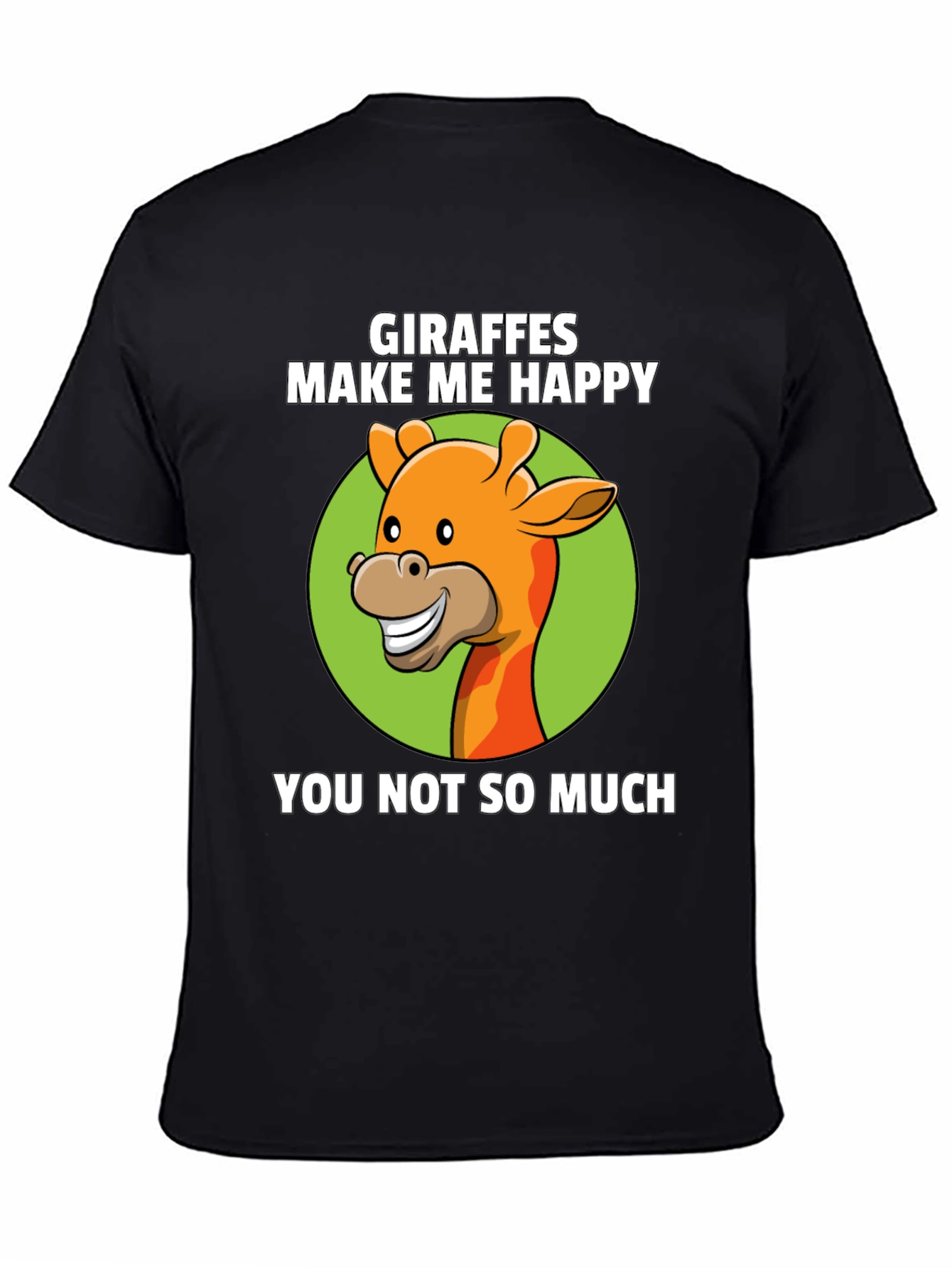Giraffe Humor Graphic Tee - Funny Animal Lover T-Shirt