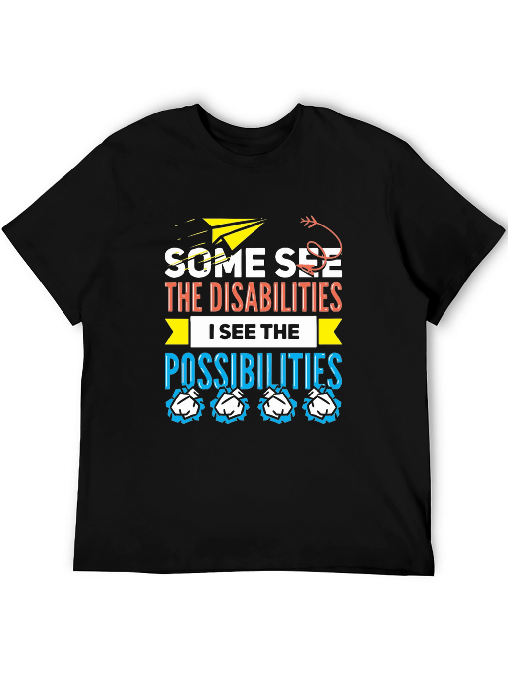 Inspirational Disability Awareness Graphic T-Shirt