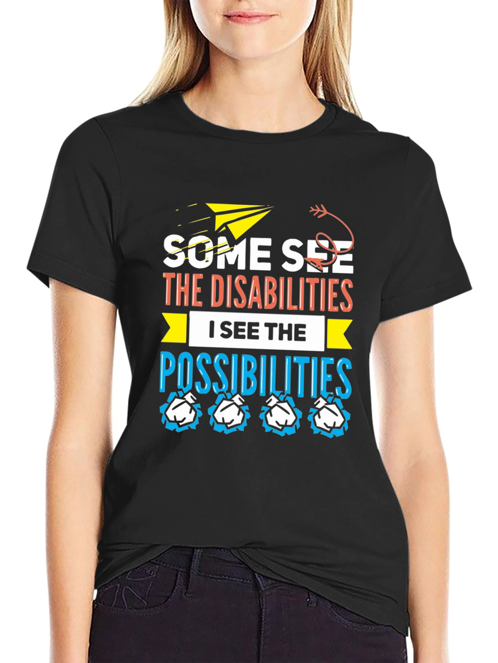 Inspirational Disability Awareness Graphic T-Shirt