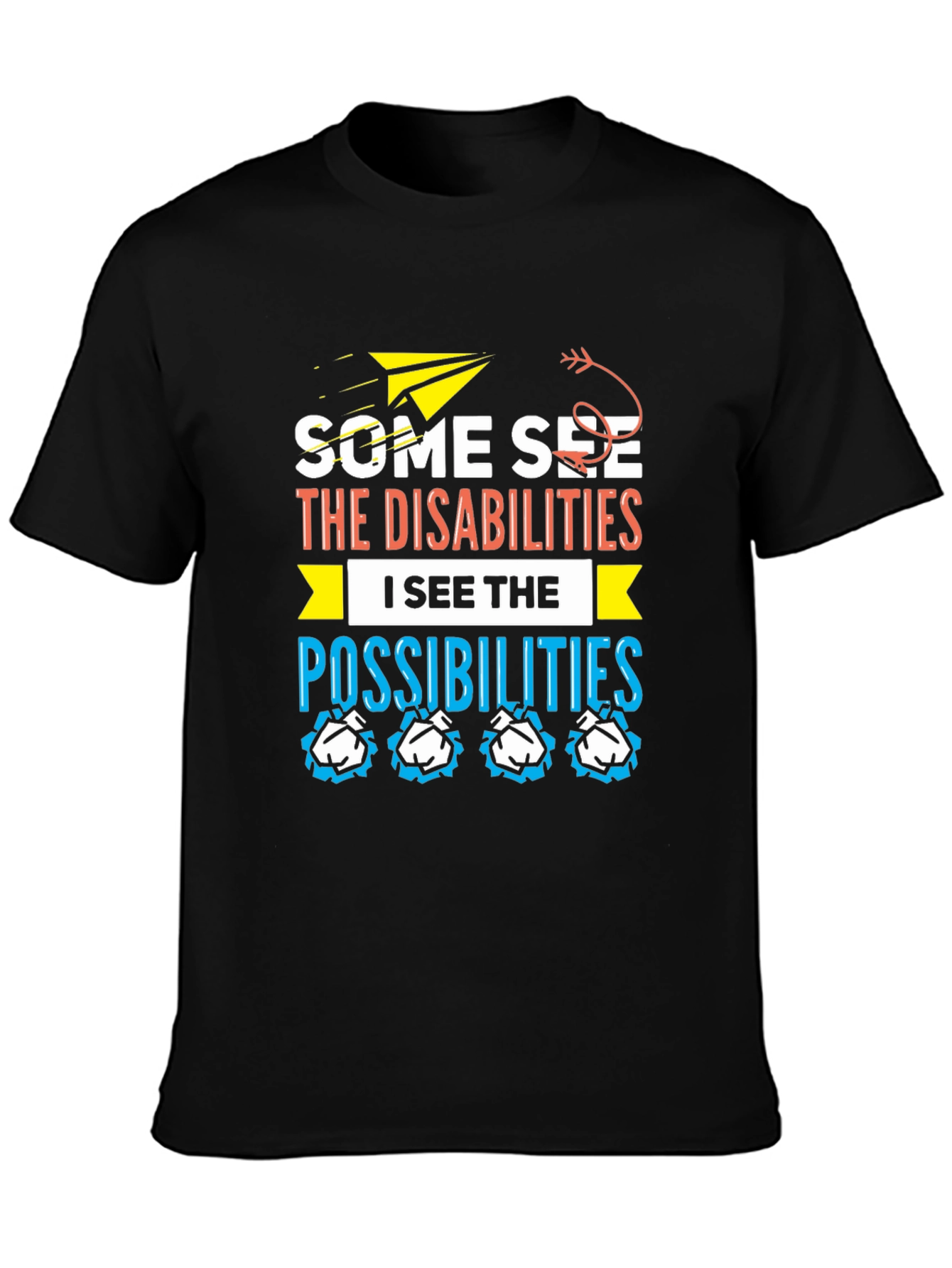 Inspirational Disability Awareness Graphic T-Shirt