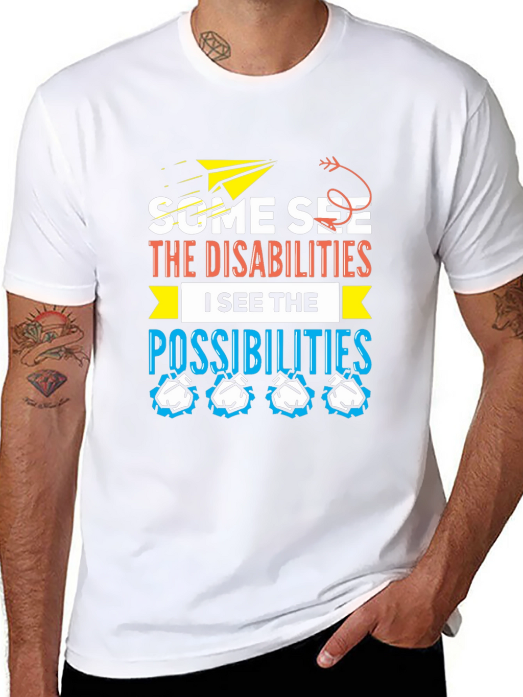 Inspirational Disability Awareness Graphic T-Shirt