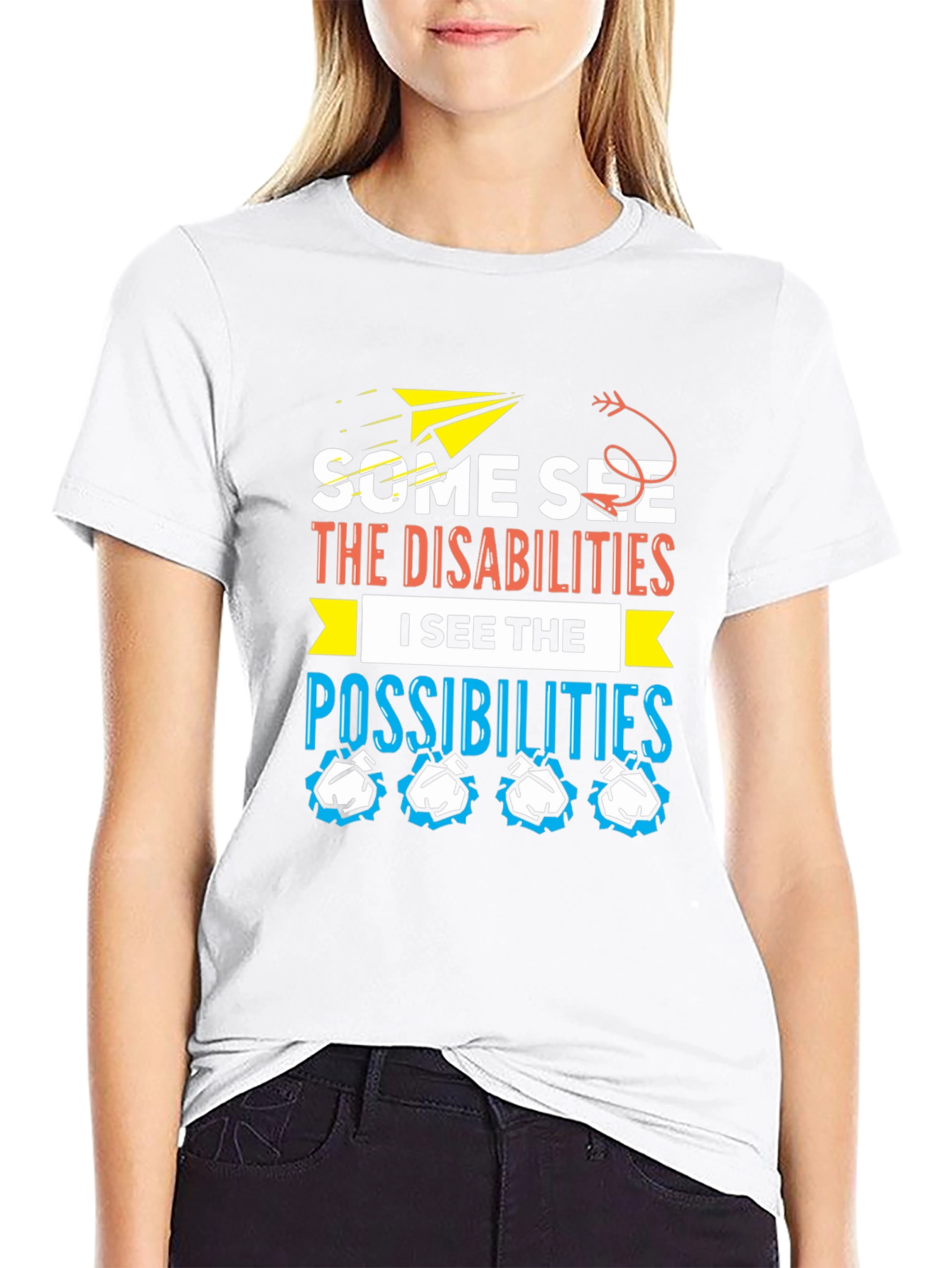 Inspirational Disability Awareness Graphic T-Shirt