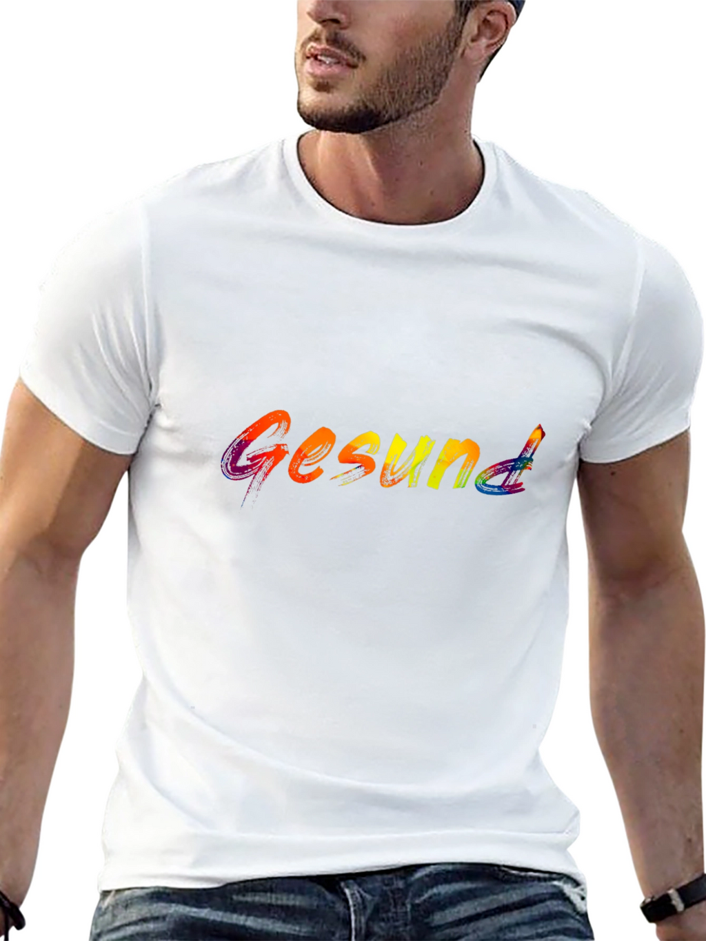 Gesund Rainbow T-Shirt - Healthy & Stylish