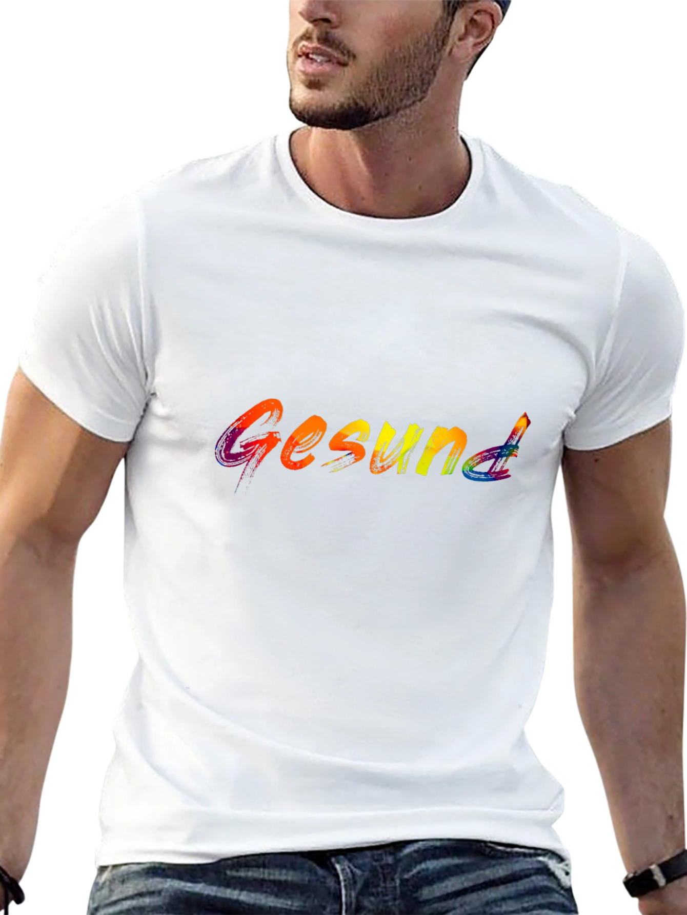Gesund Rainbow T-Shirt - Healthy & Stylish