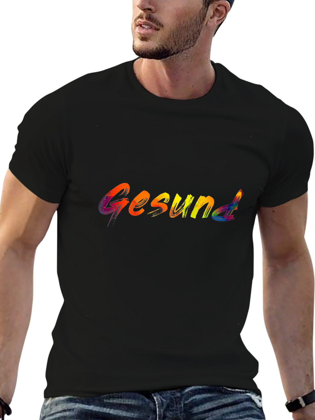 Gesund Rainbow T-Shirt - Healthy & Stylish
