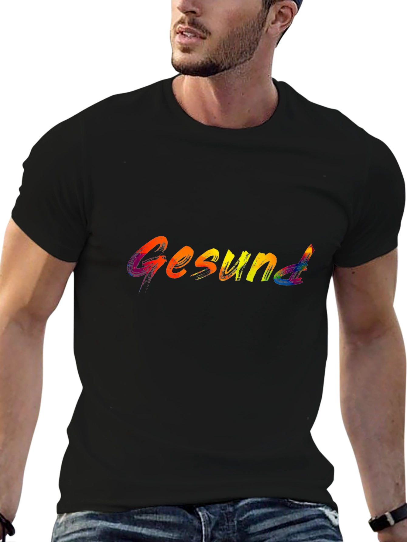 Gesund Rainbow T-Shirt - Healthy & Stylish