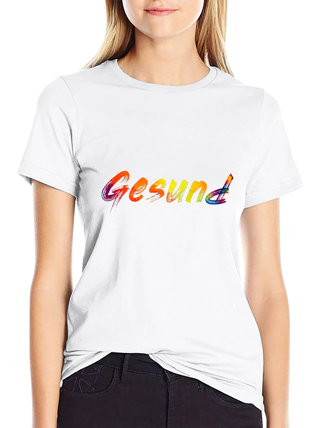 Gesund Rainbow T-Shirt - Healthy & Stylish