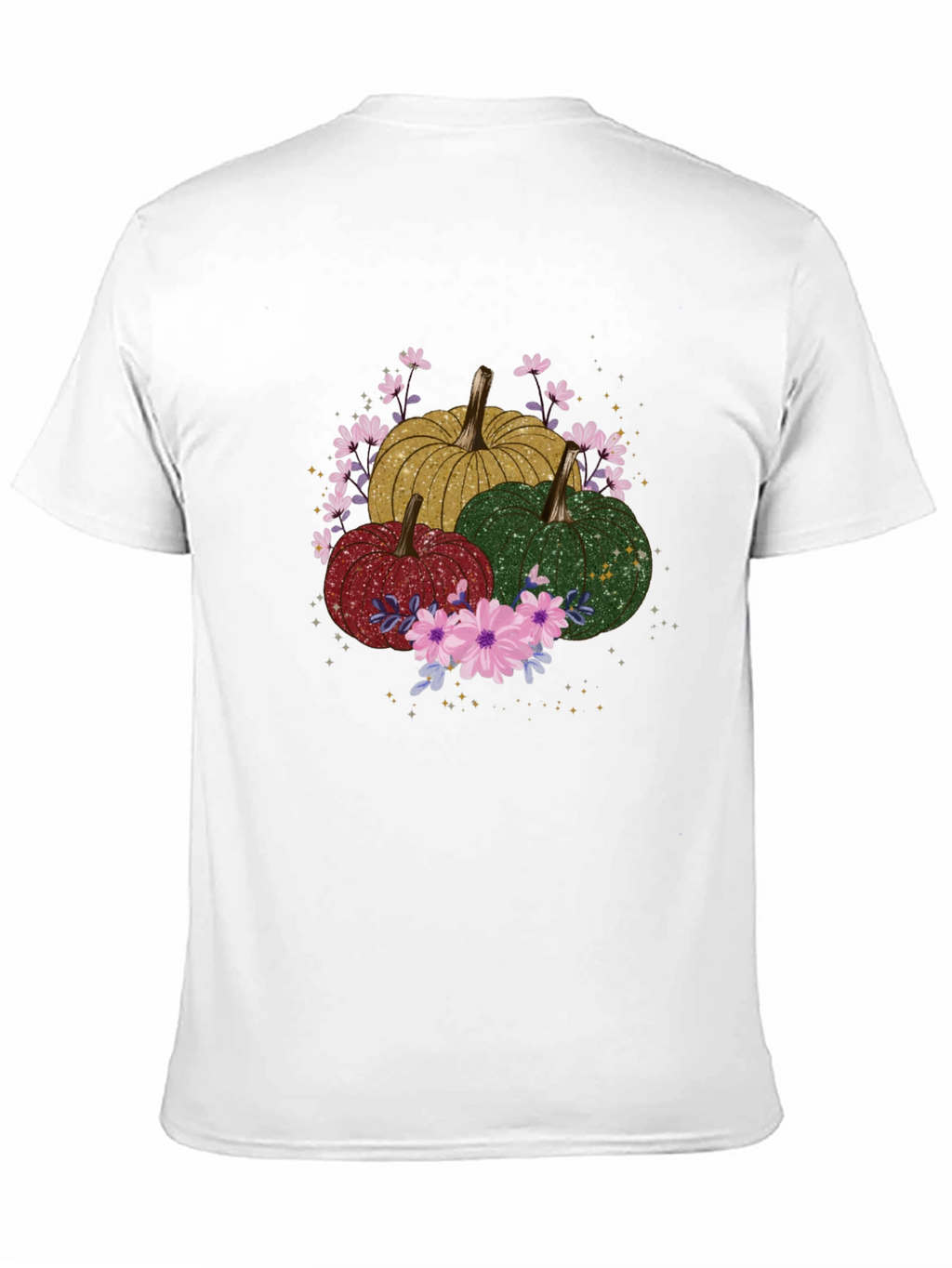 Fall Pumpkins & Flowers Graphic Tee