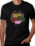 Fall Pumpkins & Flowers Graphic Tee