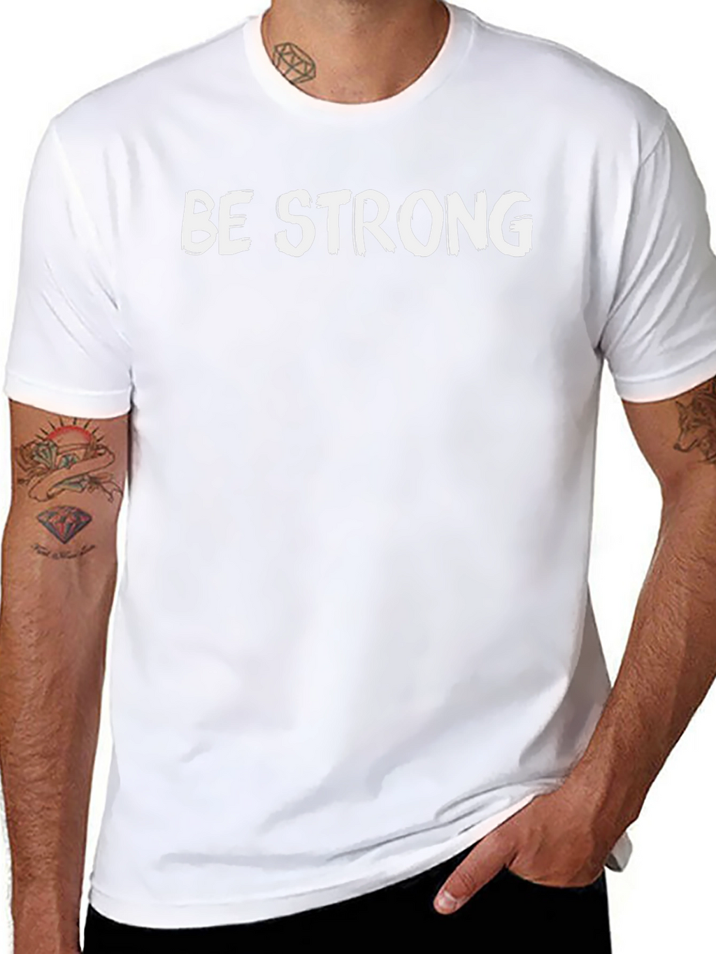 Be Strong Black T-Shirt