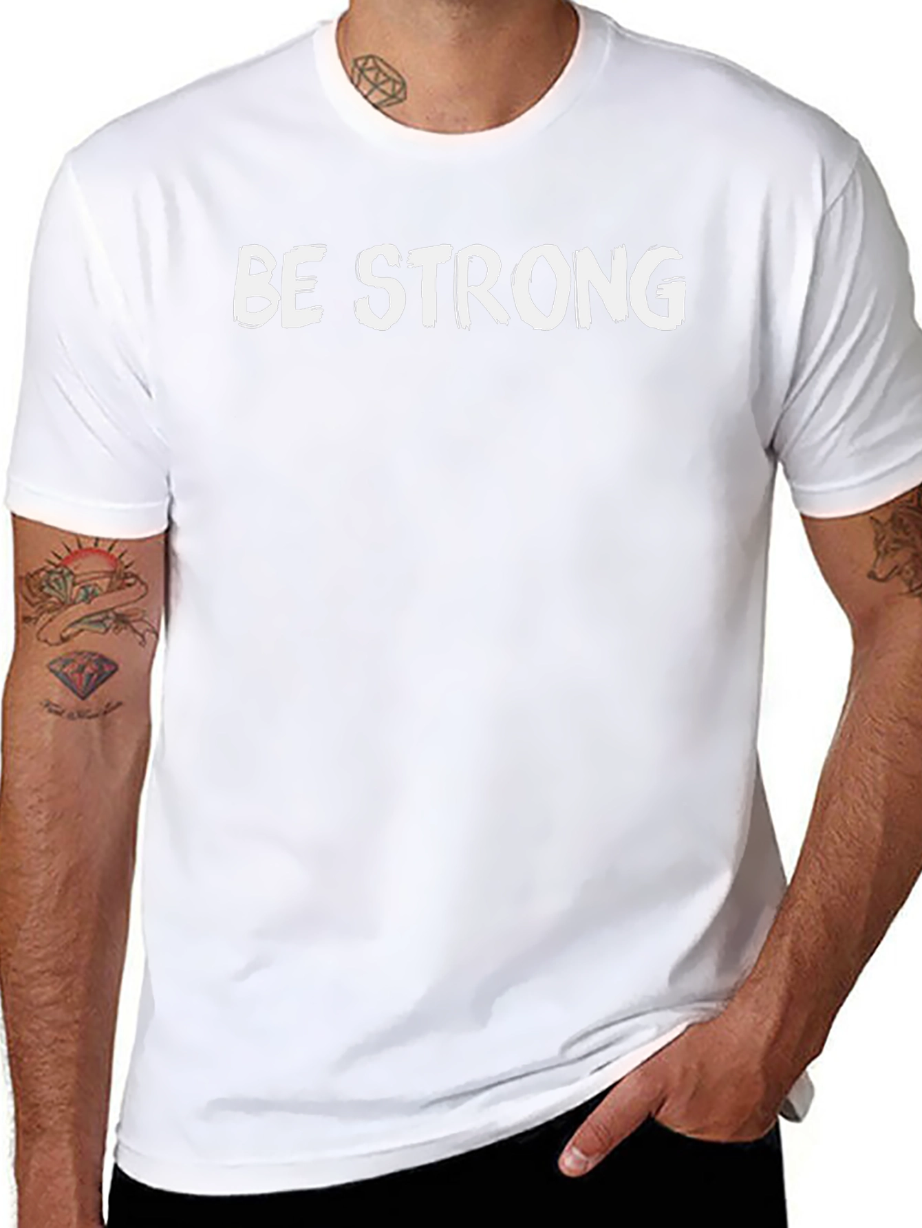 Be Strong Black T-Shirt
