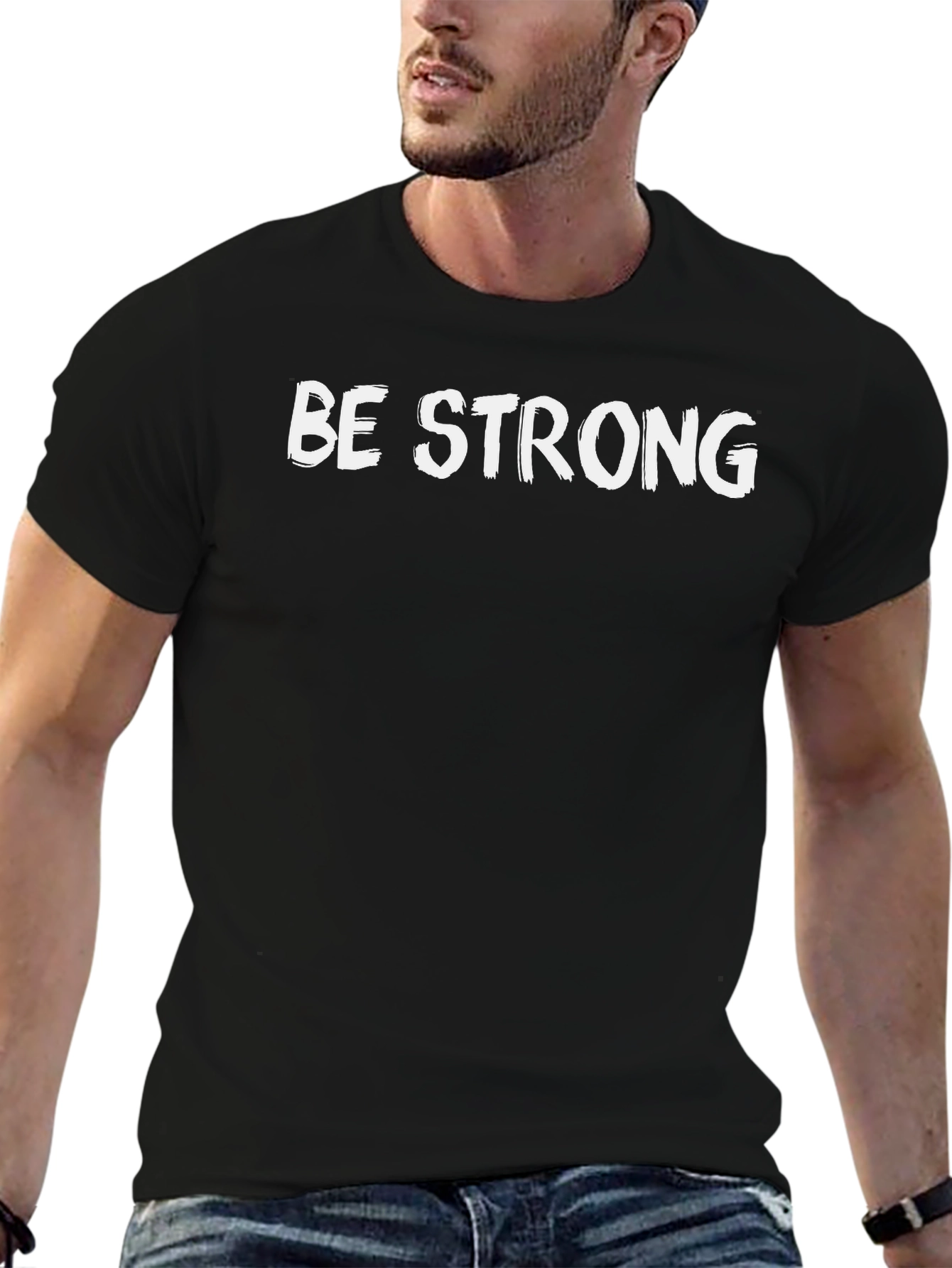 Be Strong Black T-Shirt