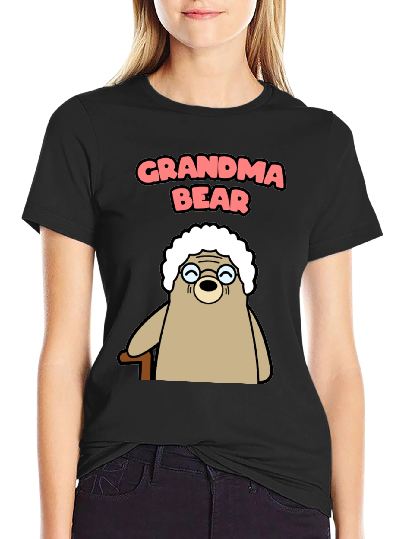Grandma Bear T-Shirt - Funny Cartoon Bear Tee