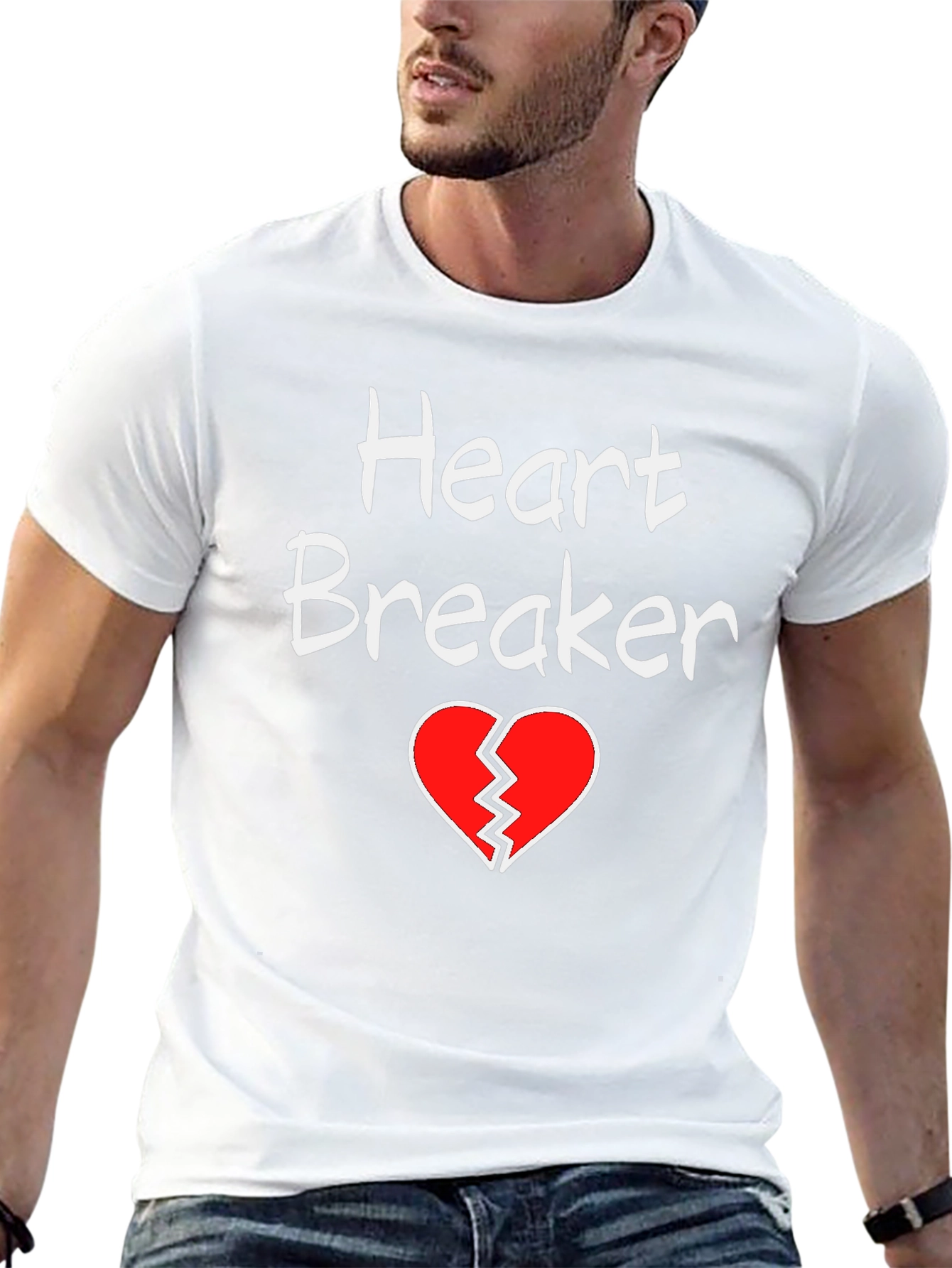 Heart Breaker Graphic Tee - Mens T-Shirt