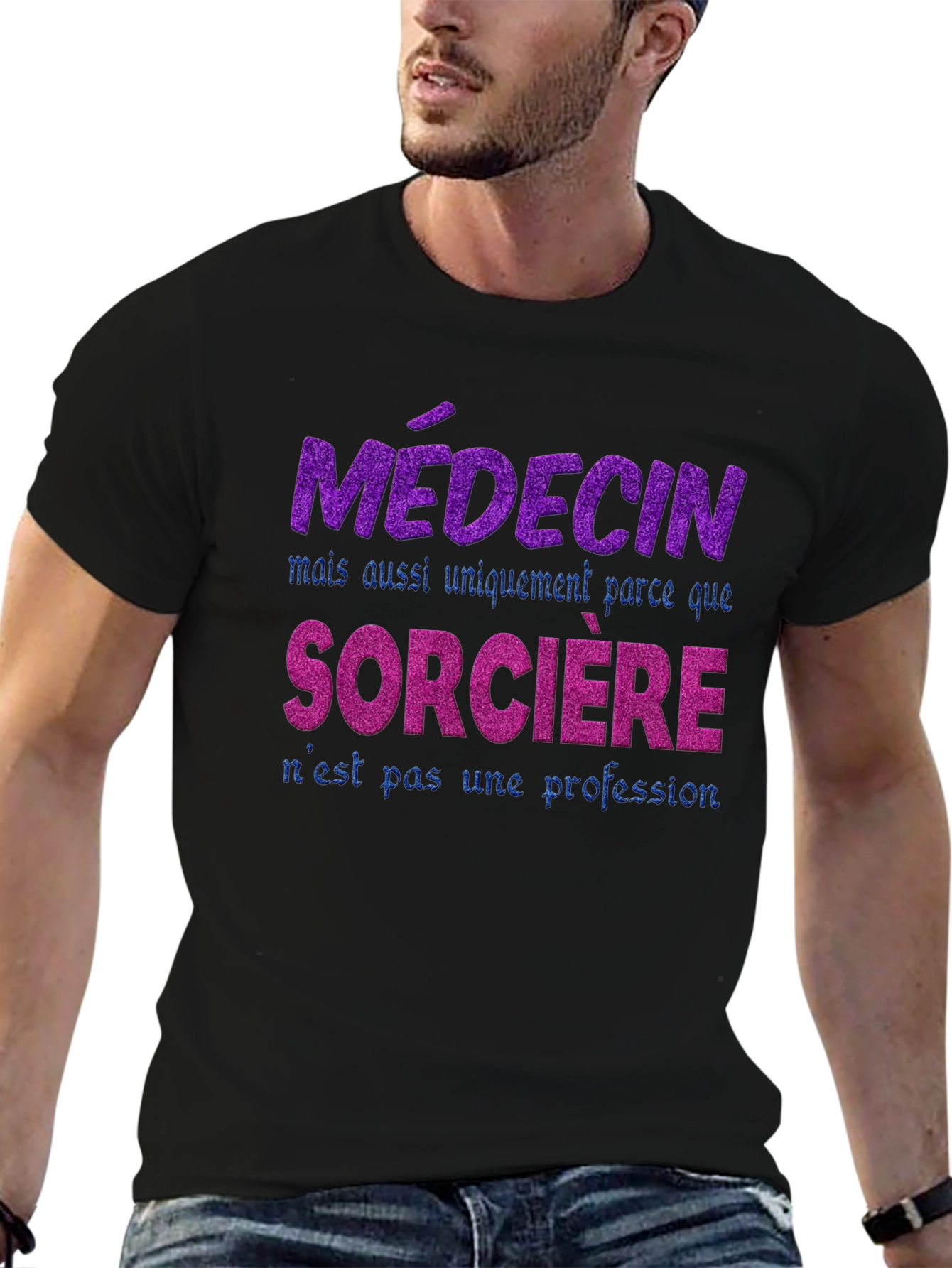 Funny French Medical Witch T-Shirt