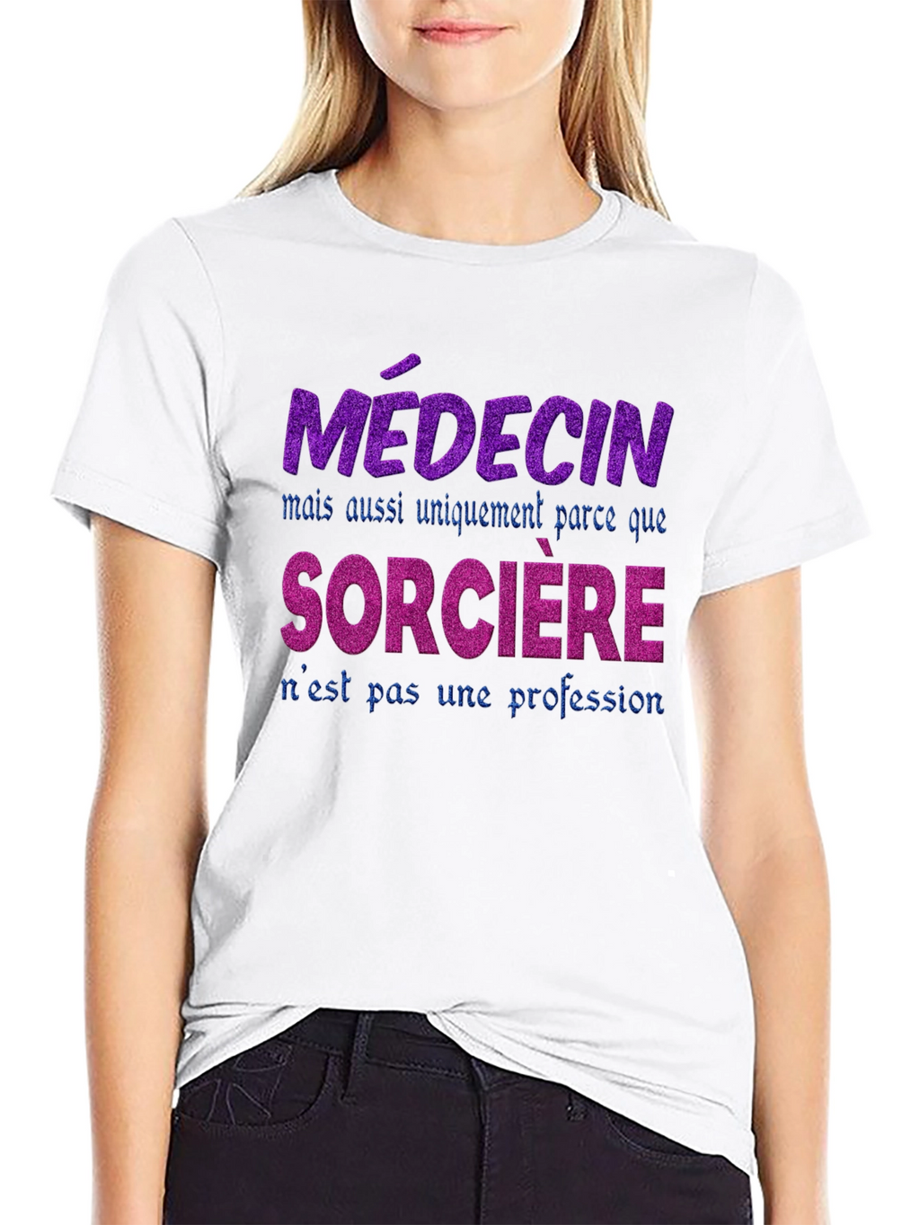 Funny French Medical Witch T-Shirt