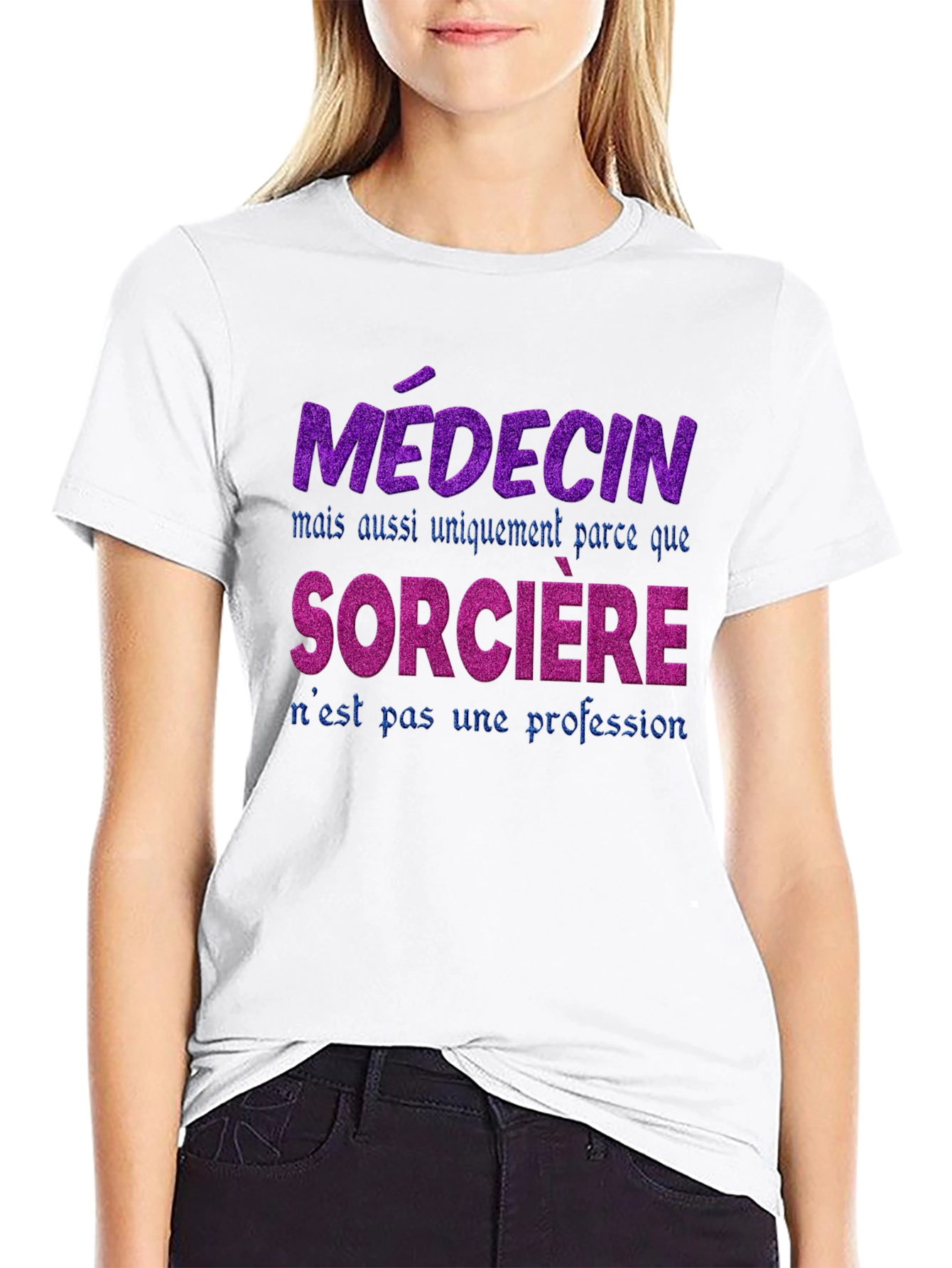 Funny French Medical Witch T-Shirt