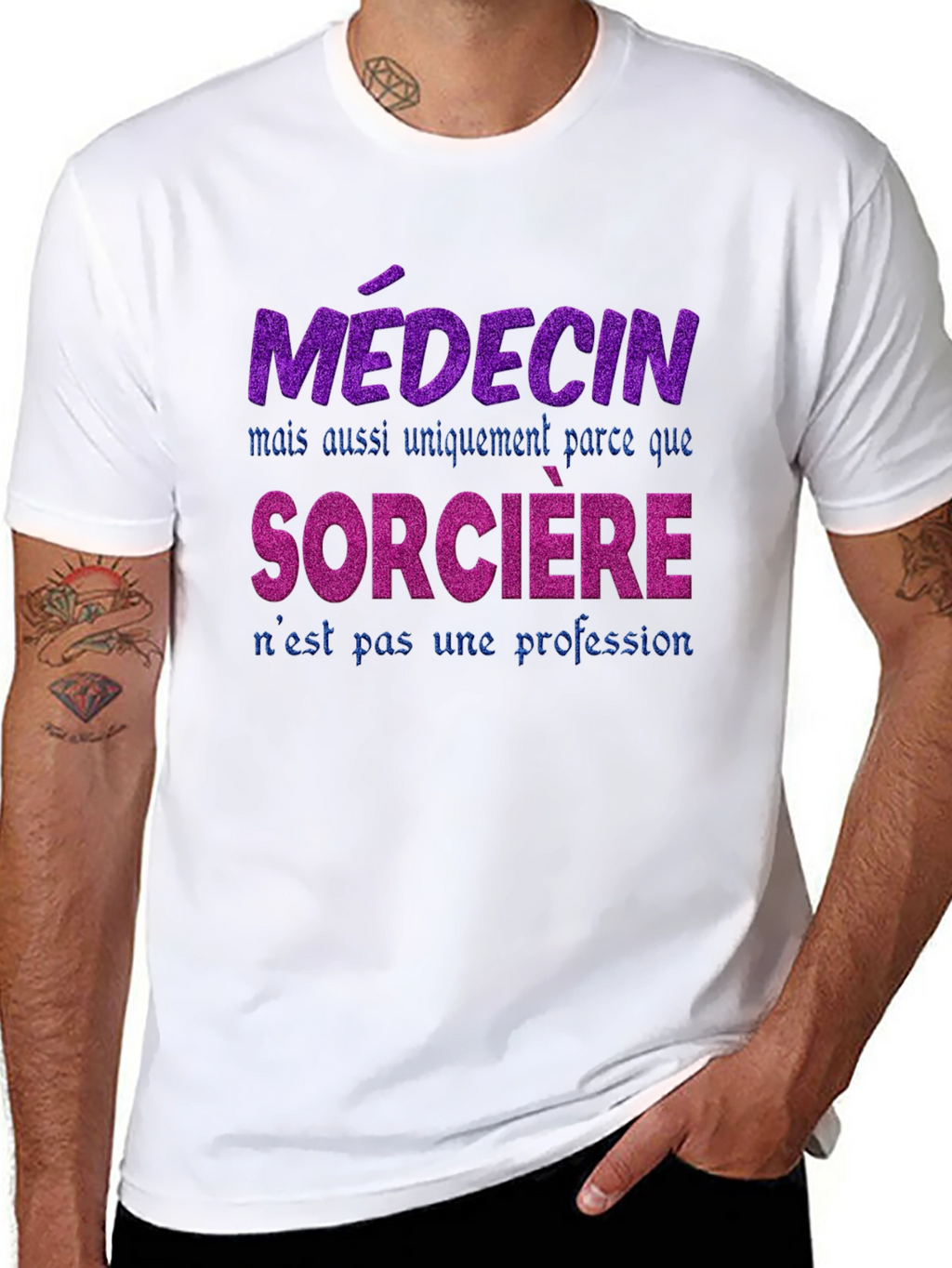 Funny French Medical Witch T-Shirt