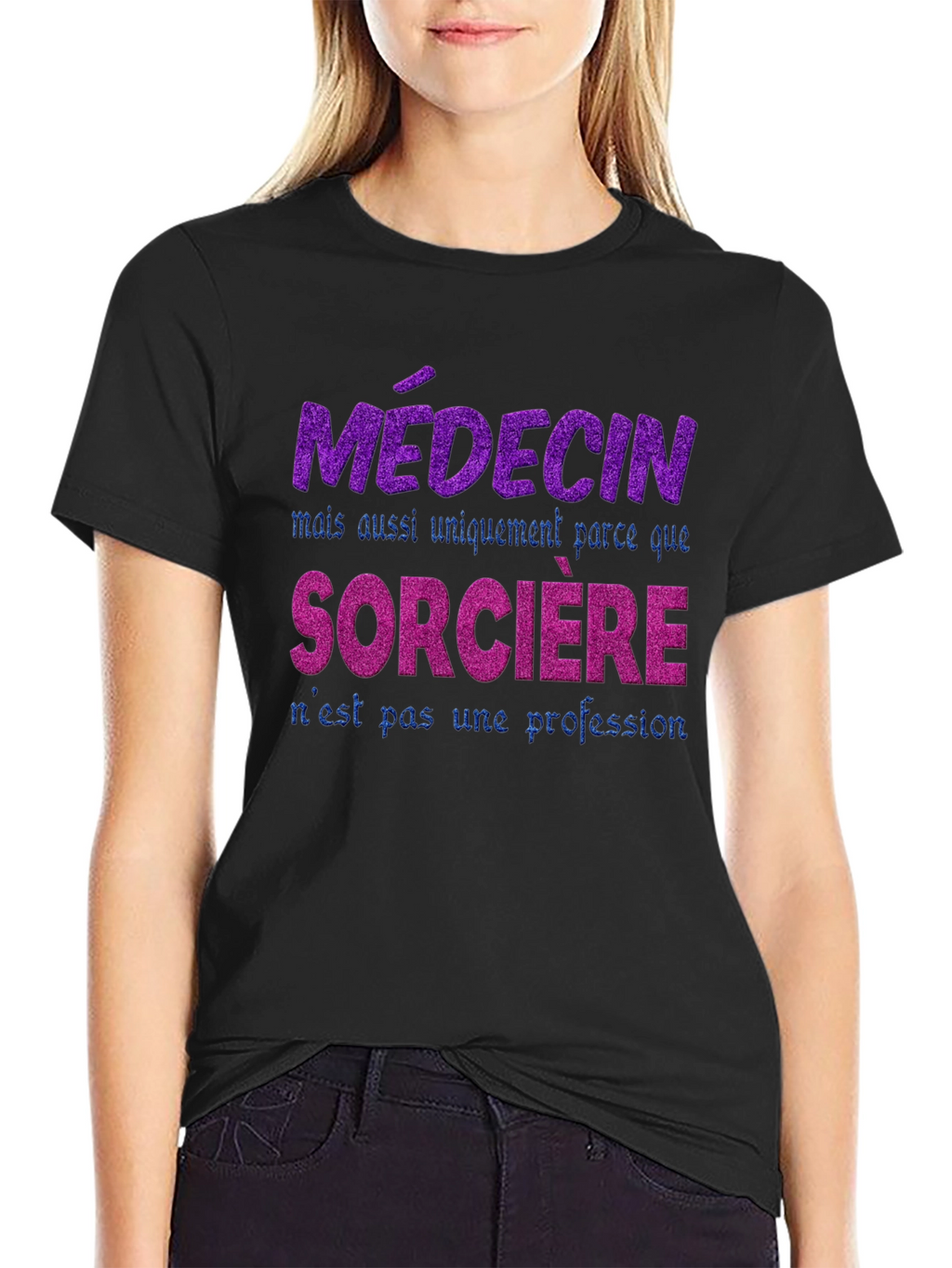 Funny French Medical Witch T-Shirt