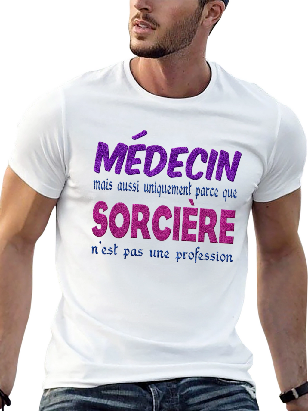 Funny French Medical Witch T-Shirt