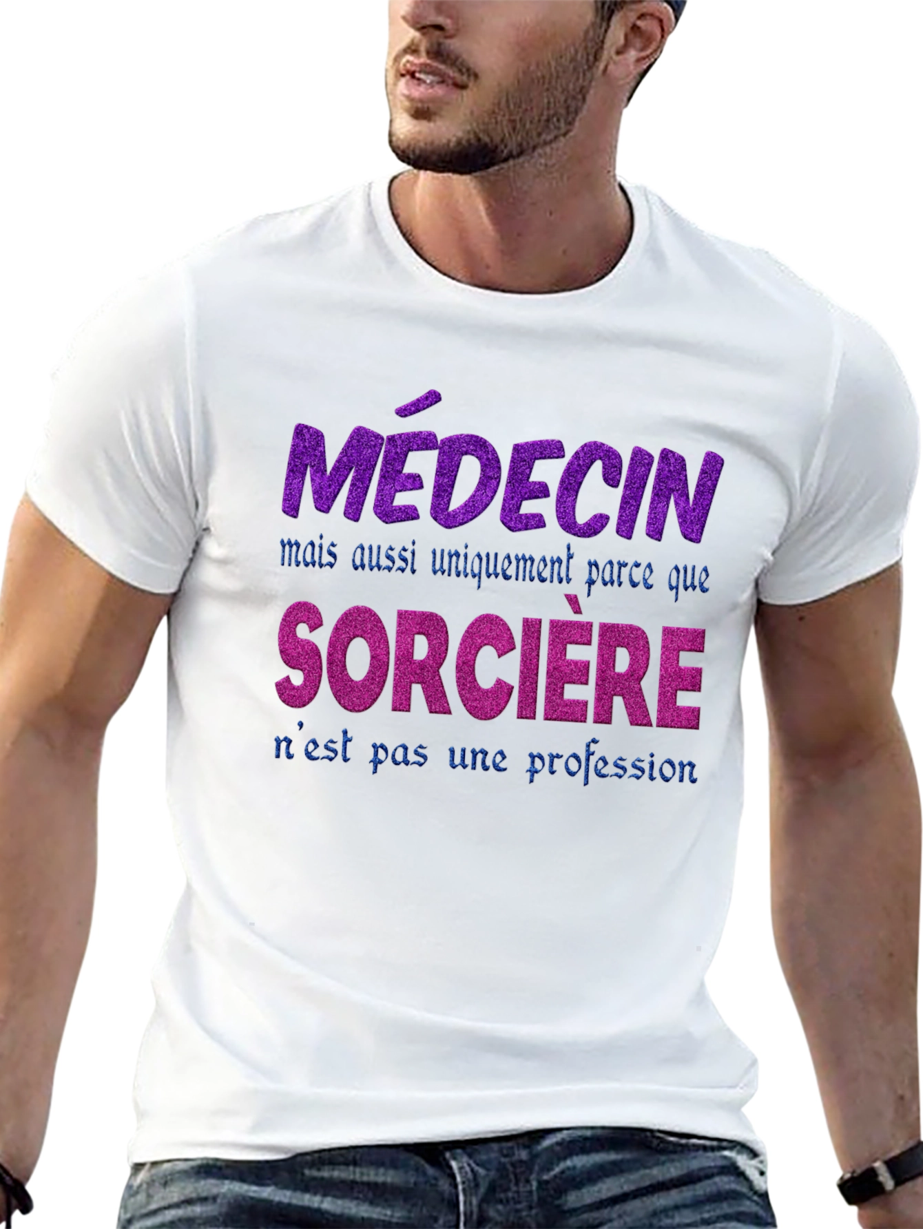 Funny French Medical Witch T-Shirt