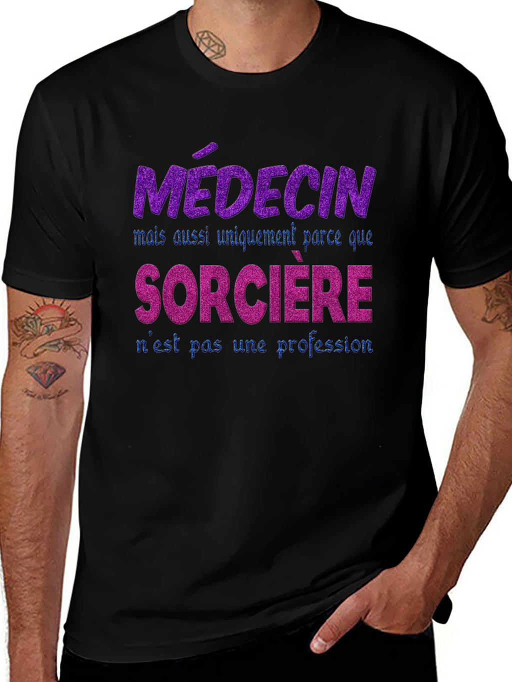 Funny French Medical Witch T-Shirt