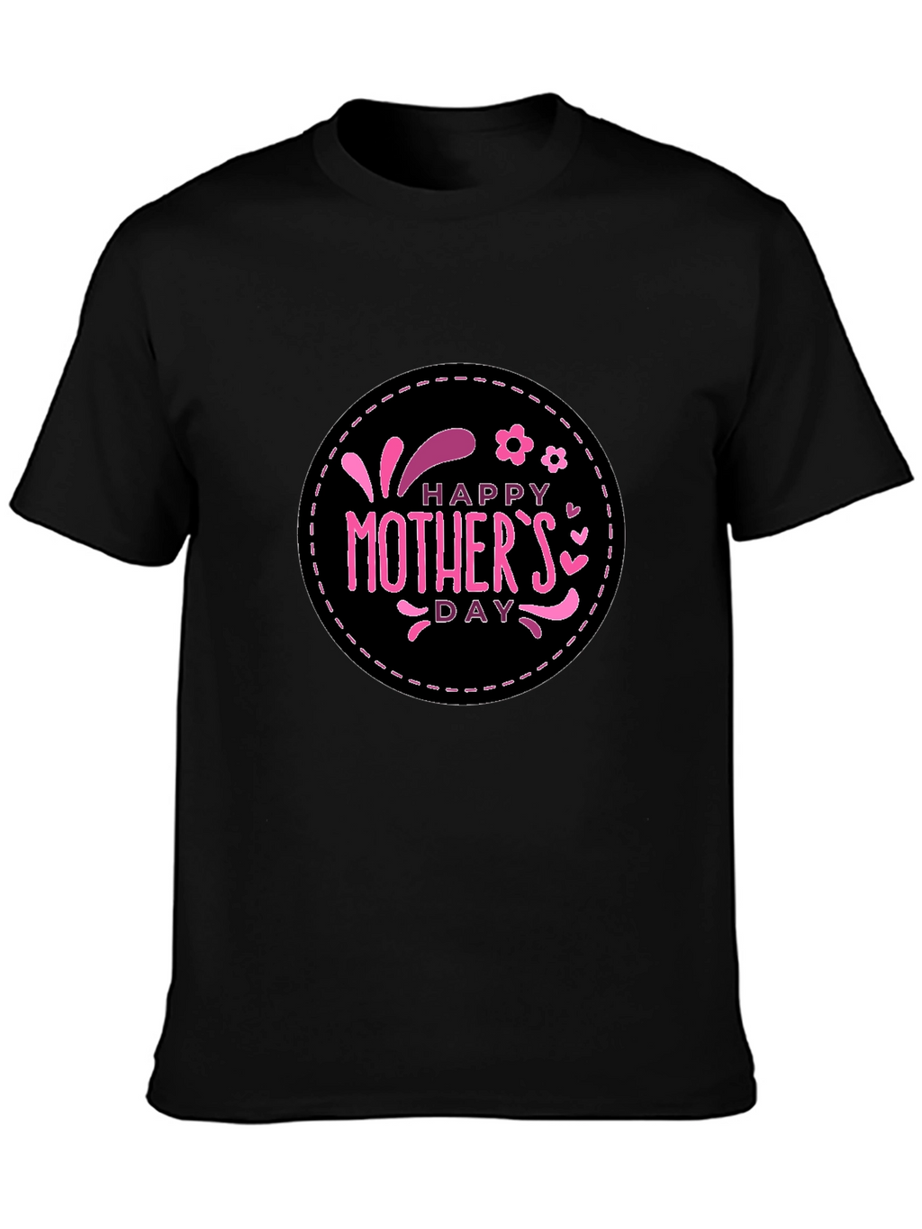 Happy Mothers Day T-Shirt Black