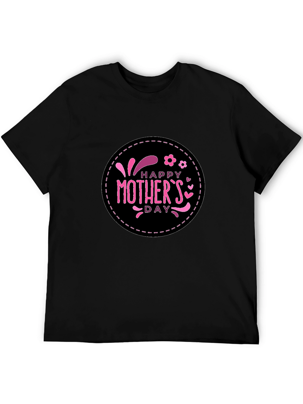 Happy Mothers Day T-Shirt Black
