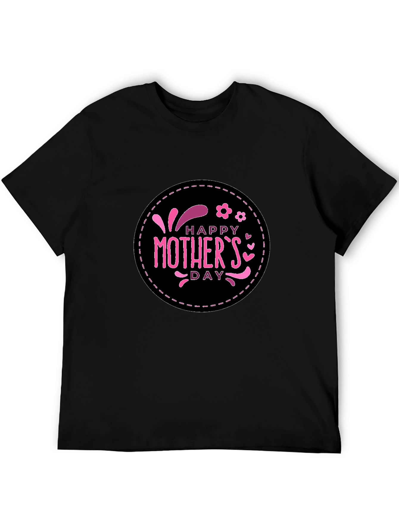 Happy Mothers Day T-Shirt Black