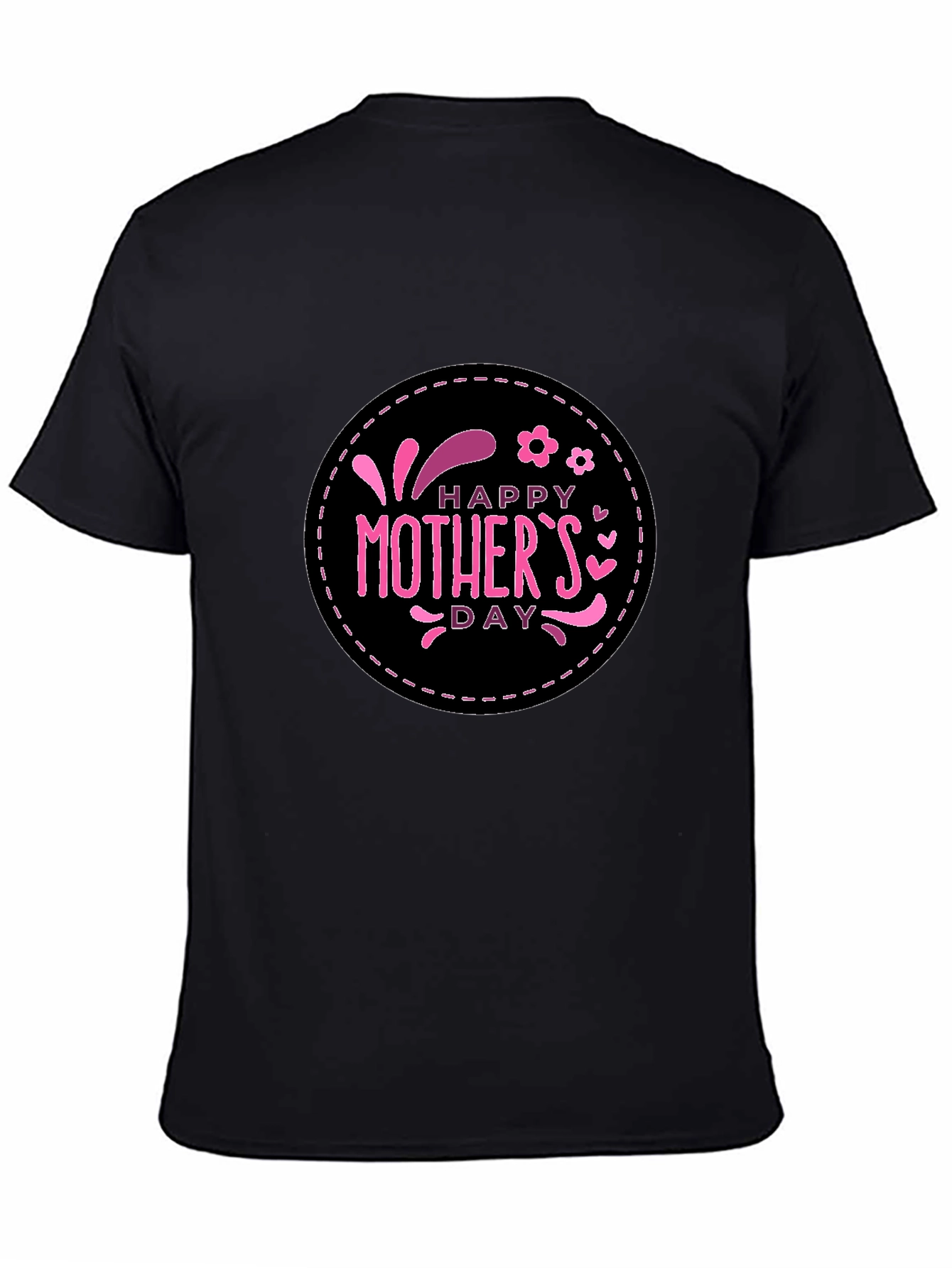 Happy Mothers Day T-Shirt Black