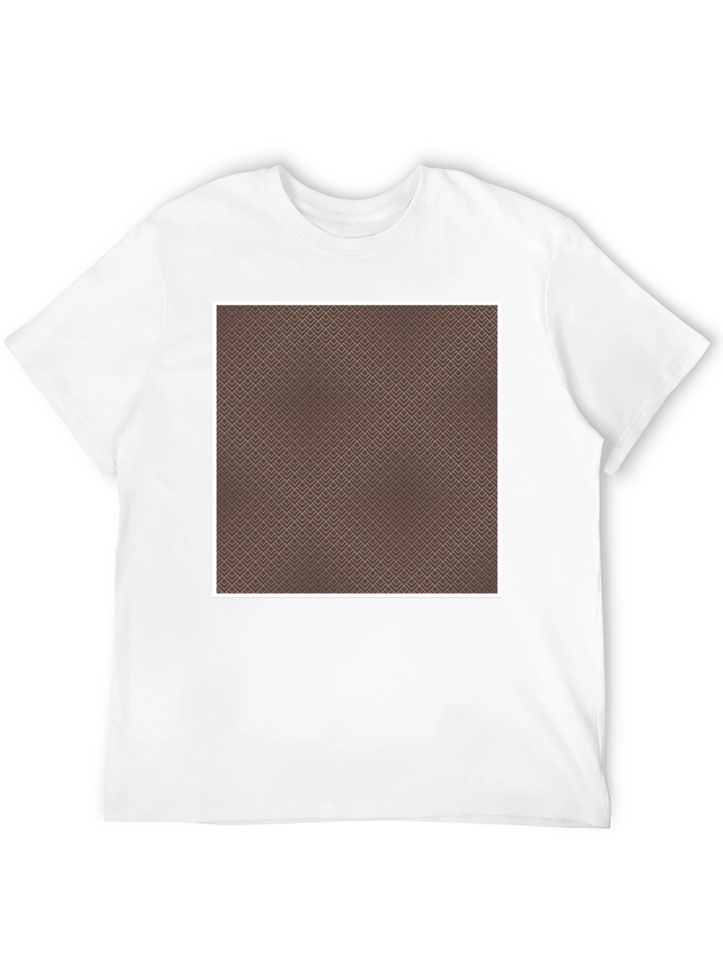 Geometric Pattern Black T-Shirt