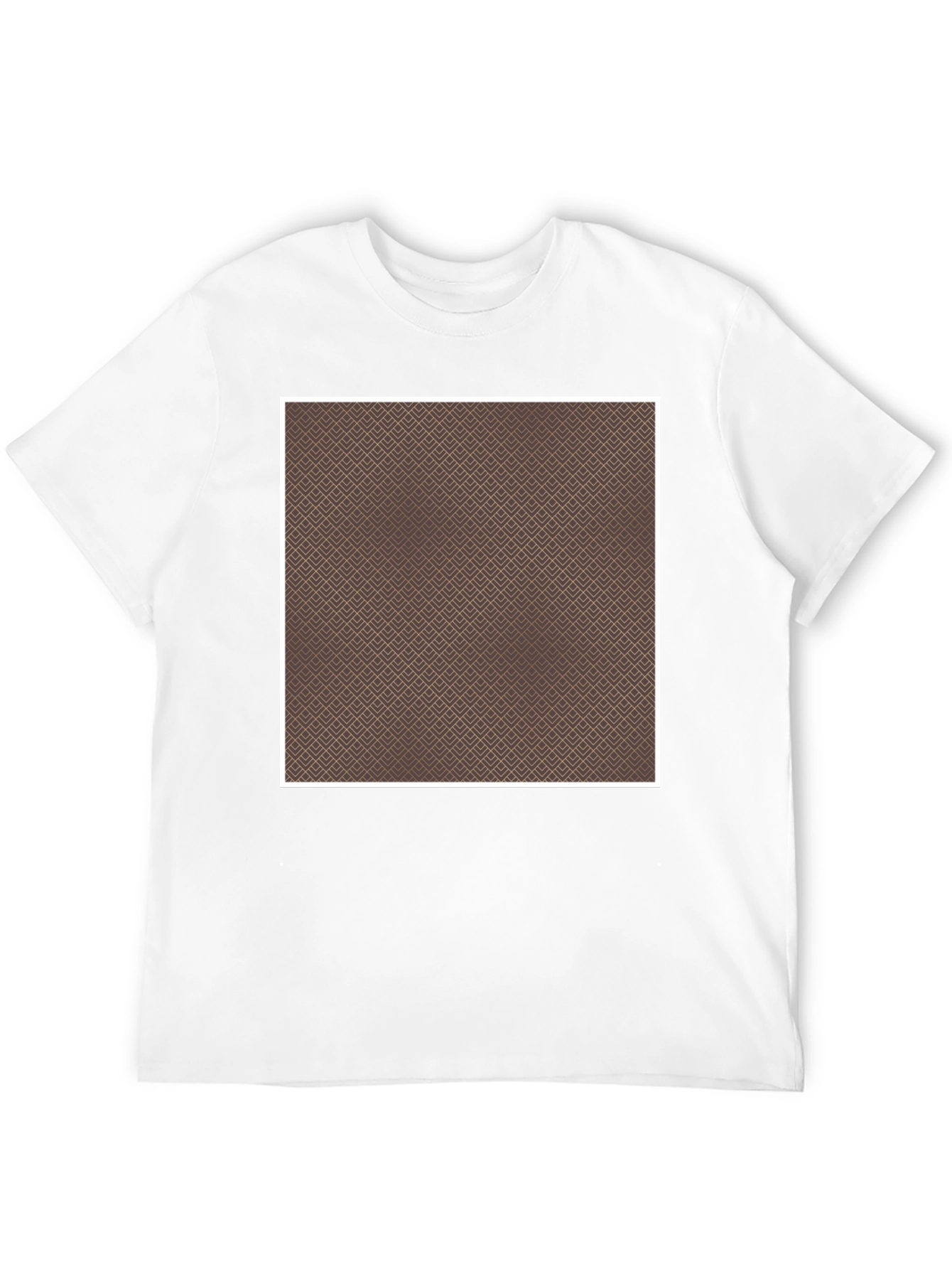 Geometric Pattern Black T-Shirt
