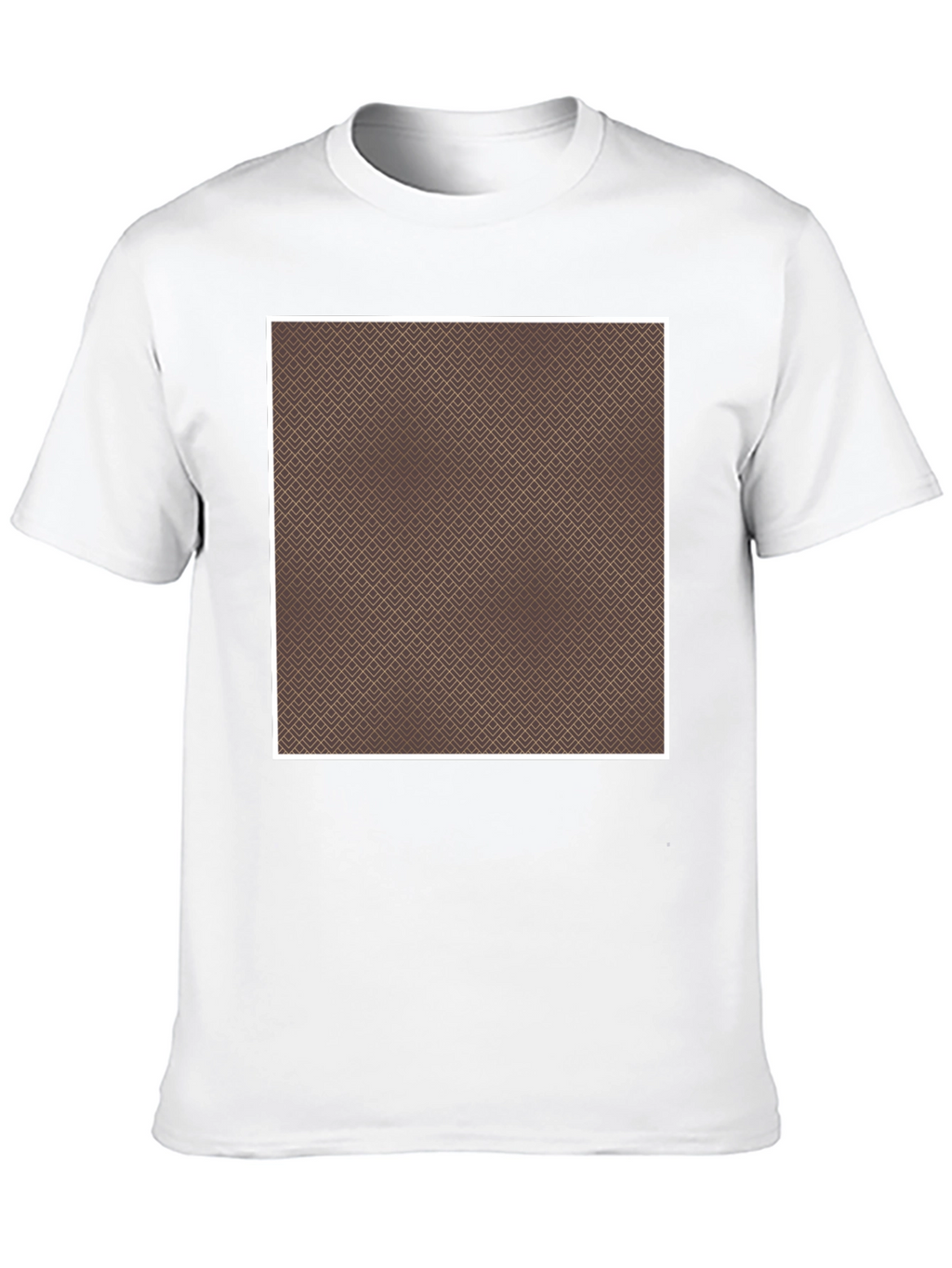 Geometric Pattern Black T-Shirt