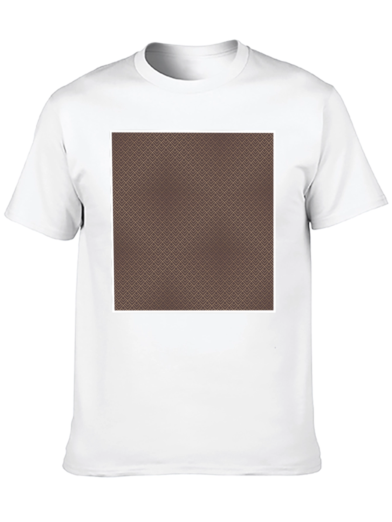 Geometric Pattern Black T-Shirt