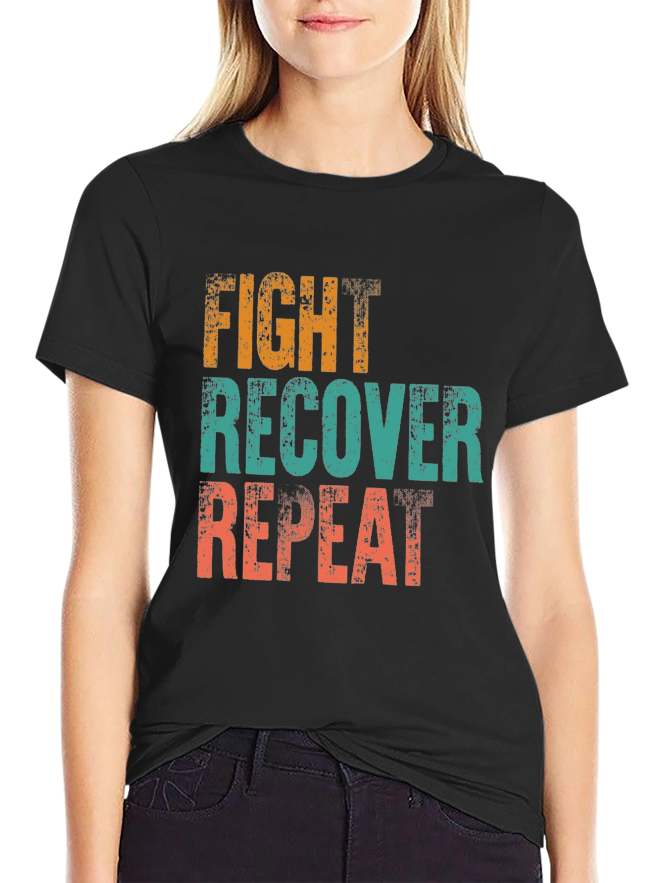 Fight Recover Repeat Graphic Tee