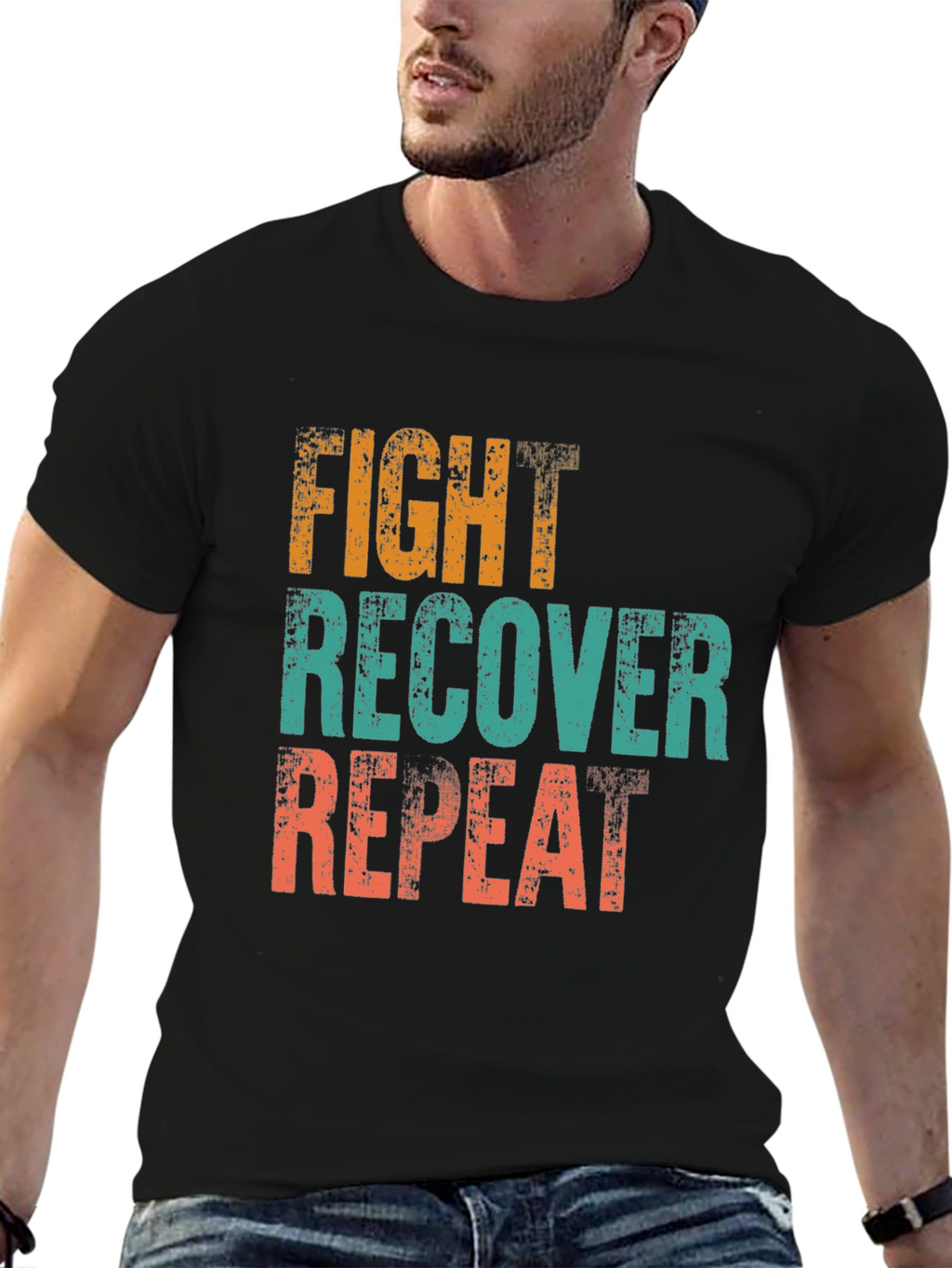 Fight Recover Repeat Graphic Tee