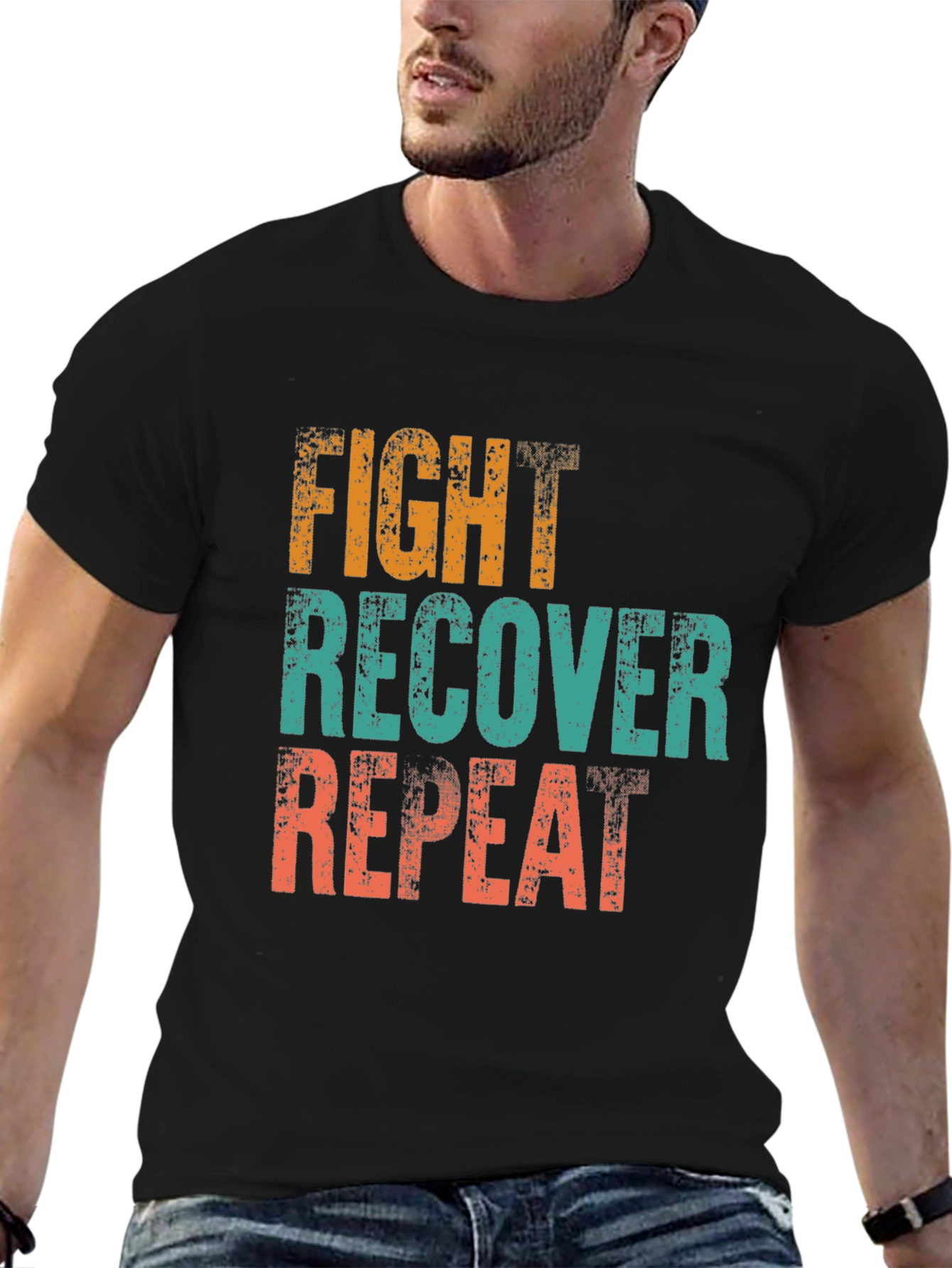 Fight Recover Repeat Graphic Tee