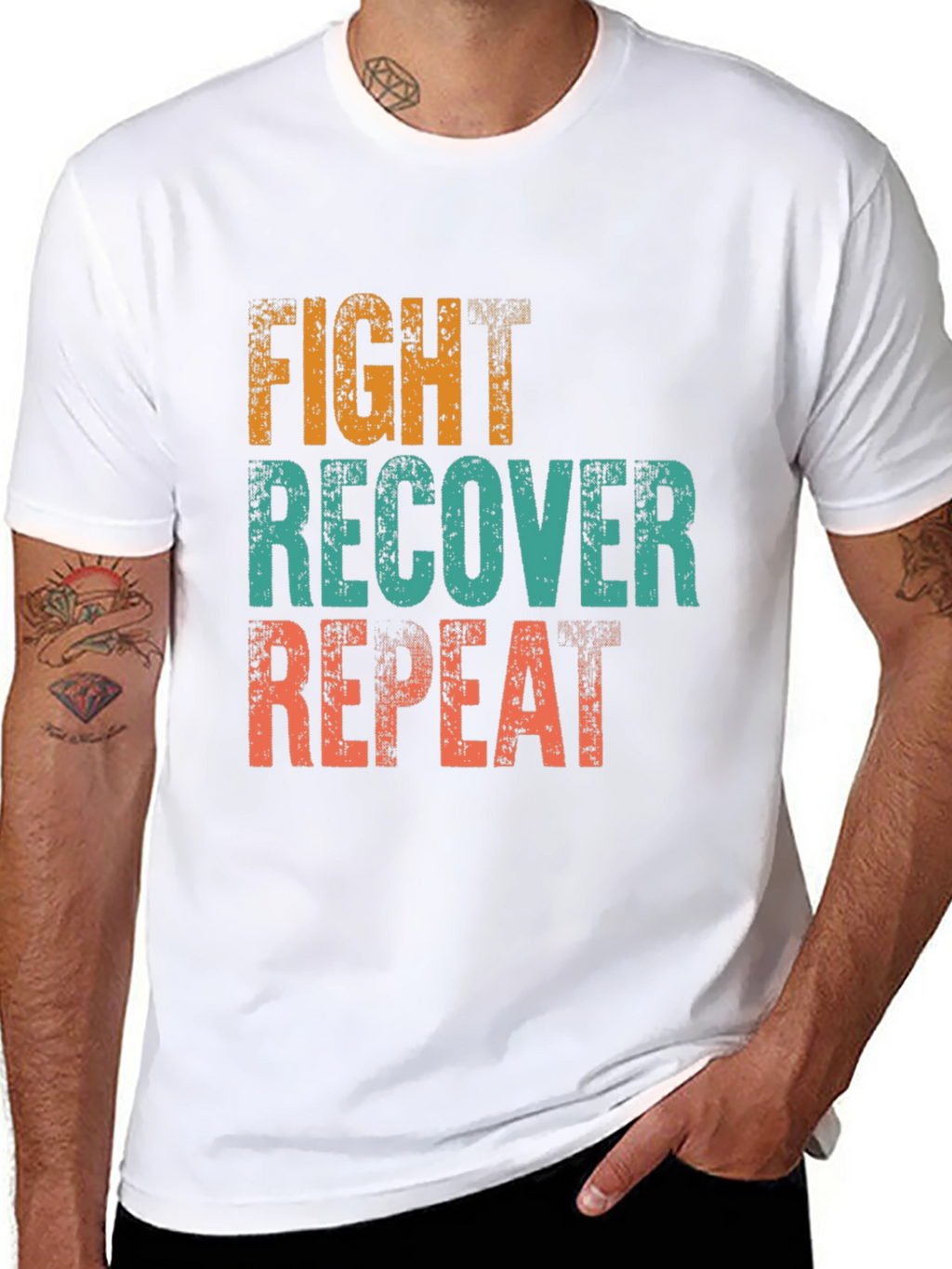 Fight Recover Repeat Graphic Tee