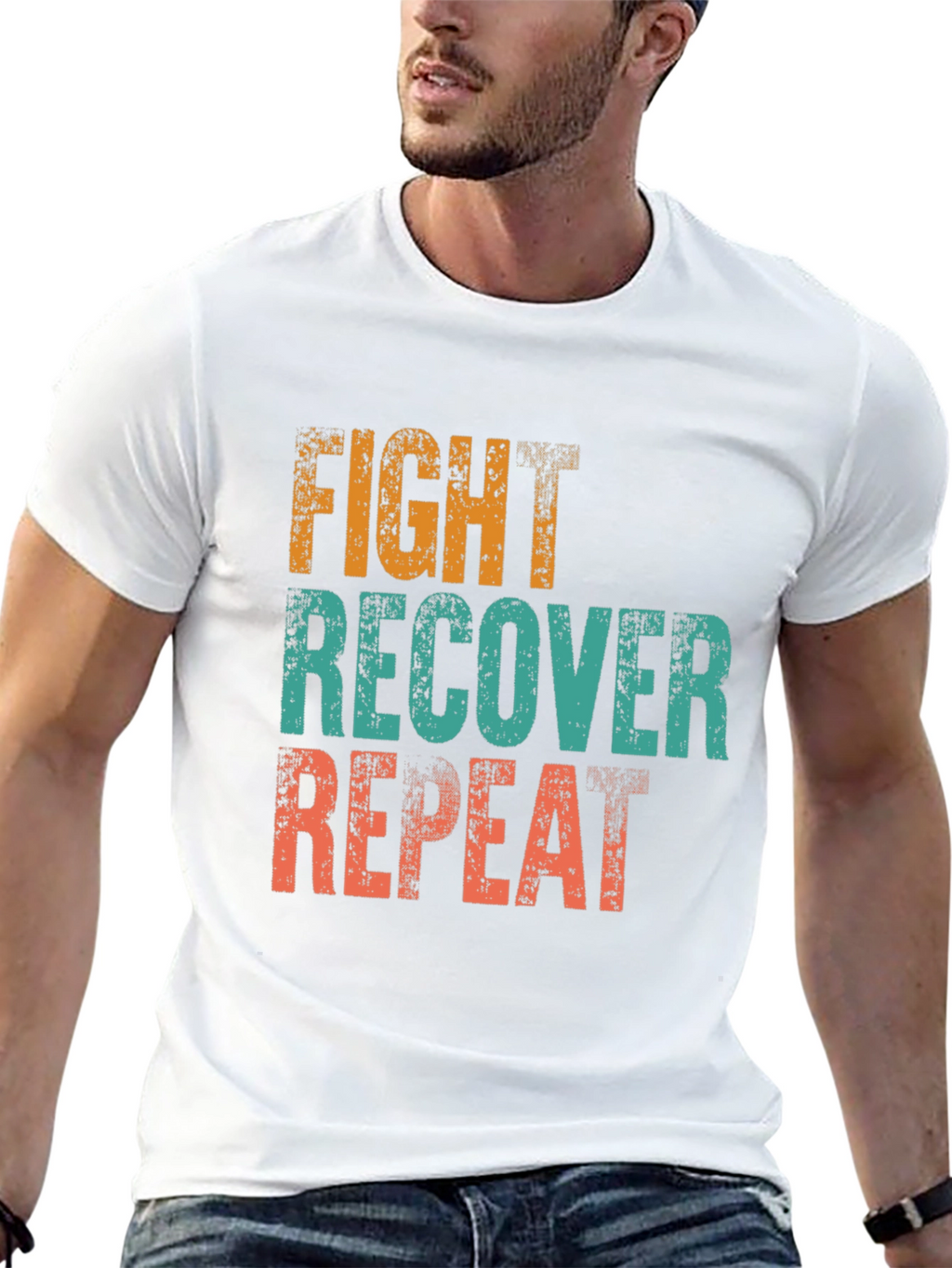 Fight Recover Repeat Graphic Tee