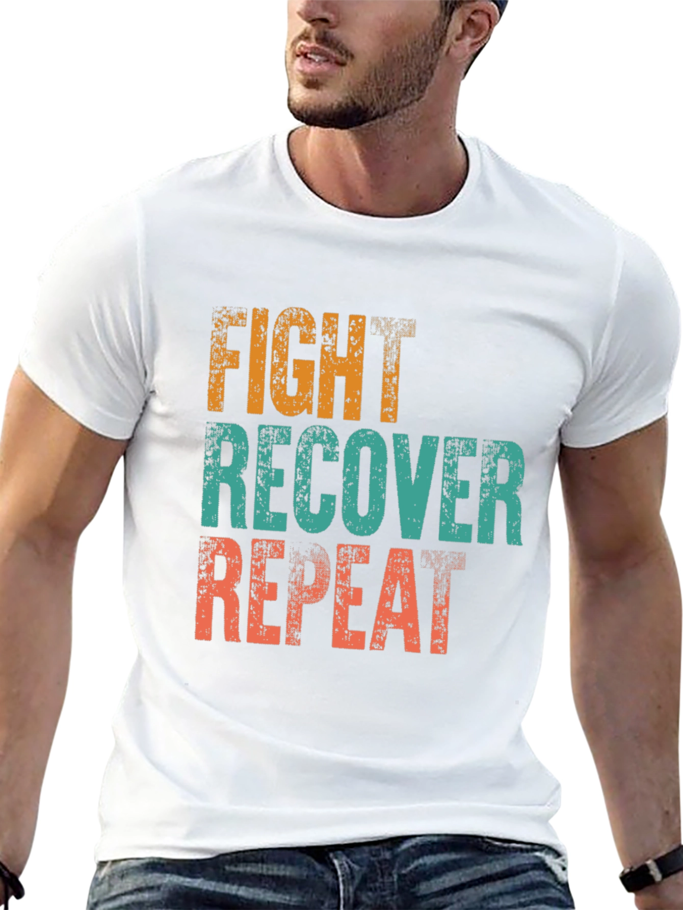 Fight Recover Repeat Graphic Tee