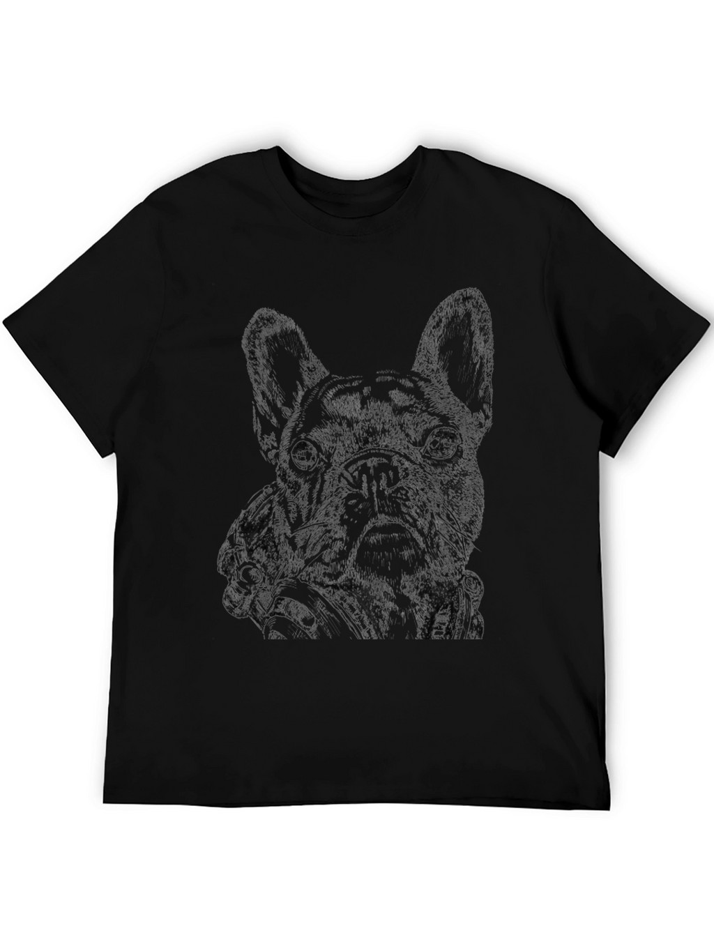 French Bulldog Graphic Print T-Shirt