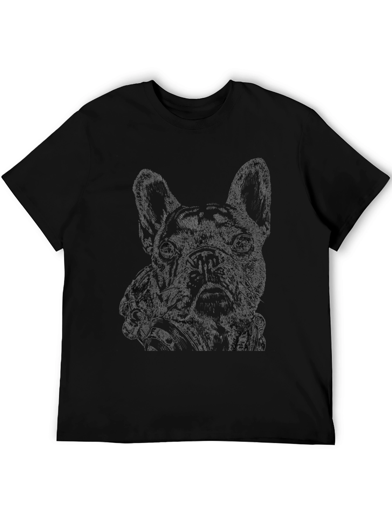 French Bulldog Graphic Print T-Shirt