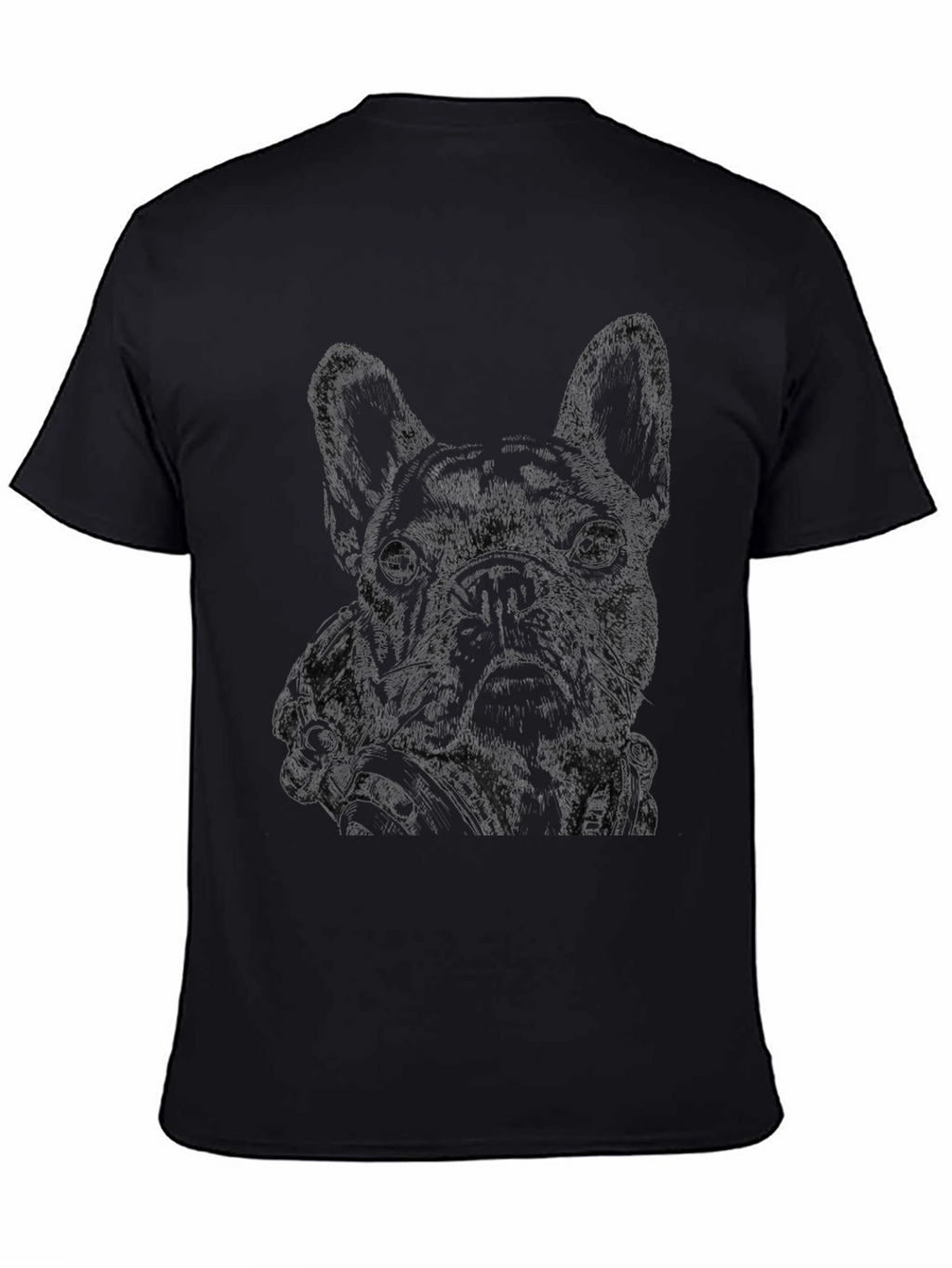 French Bulldog Graphic Print T-Shirt